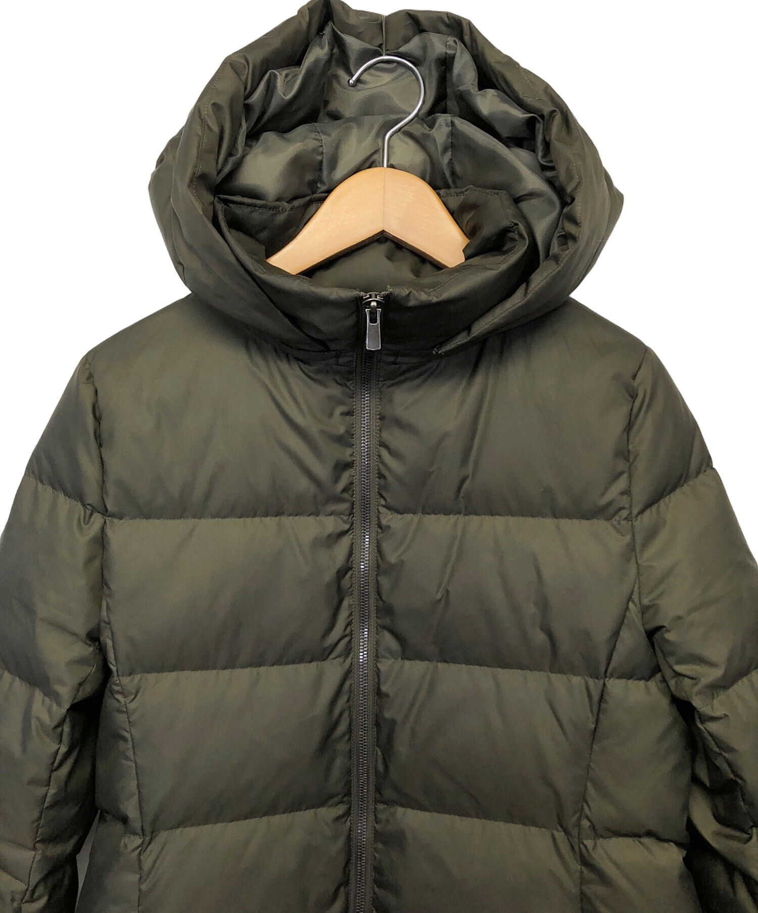 中古・古着通販】theory (セオリー) ダウンジャケット カーキ サイズ:P