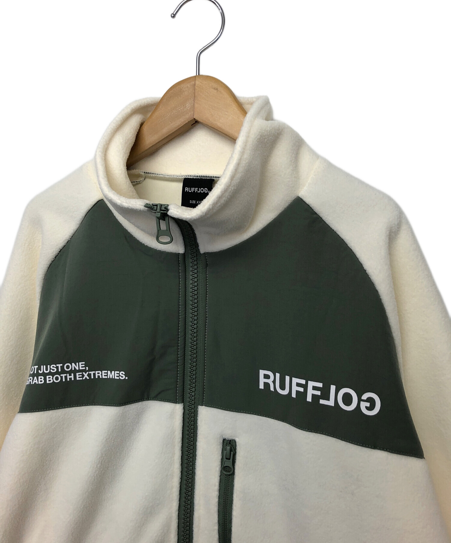 中古・古着通販】RUFFLOG (ラフロッグ) フリースジャケット ベージュ