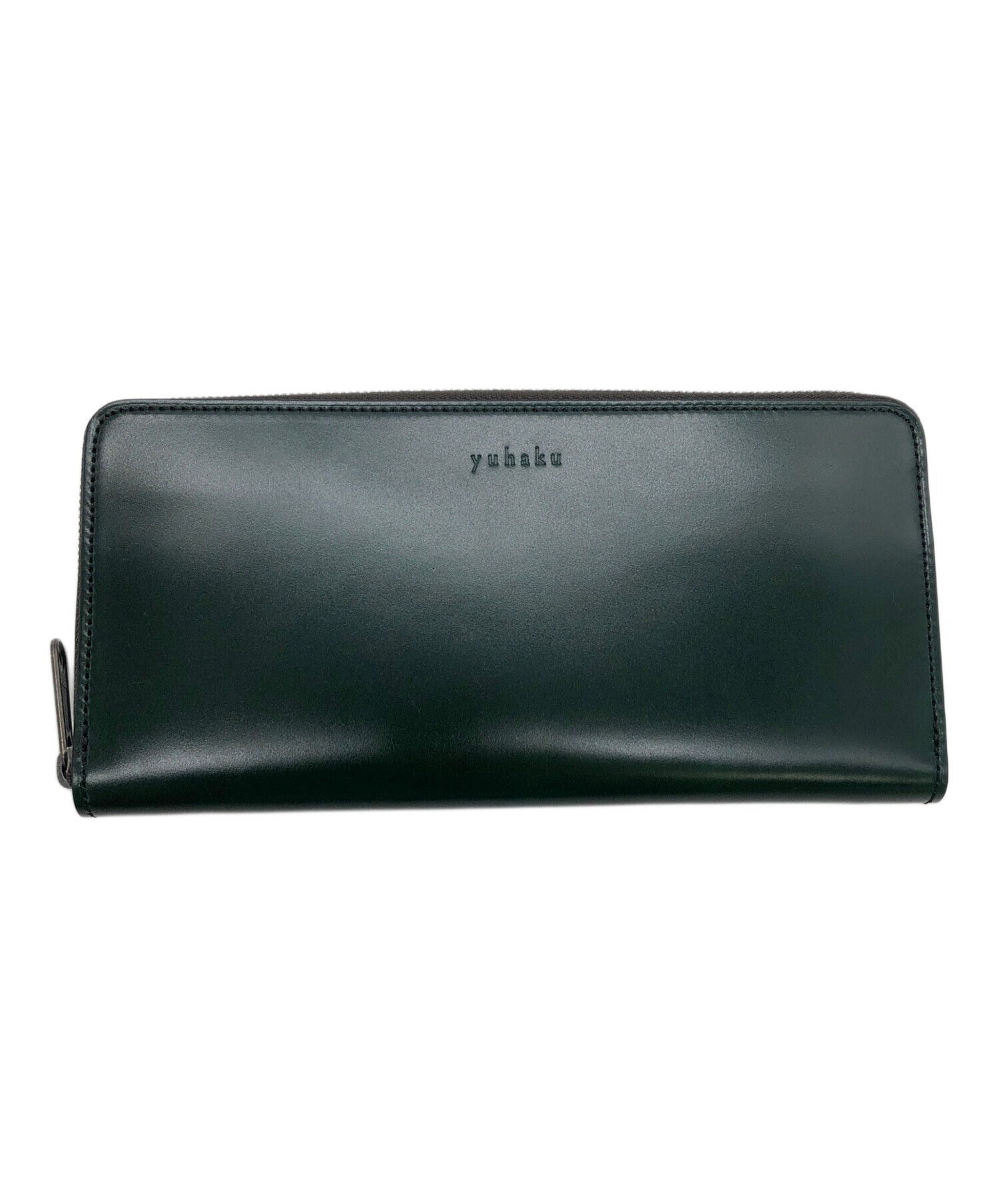 中古・古着通販】yuhaku (ユハク) 長財布 グリーン｜ブランド・古着