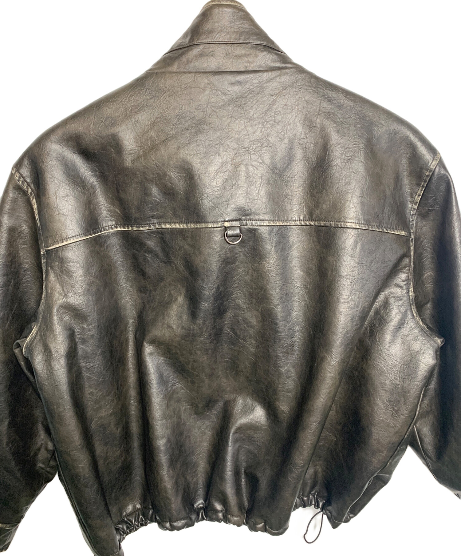 中古・古着通販】地底人 (チテイジン) リバーシブルPUレザーフリース