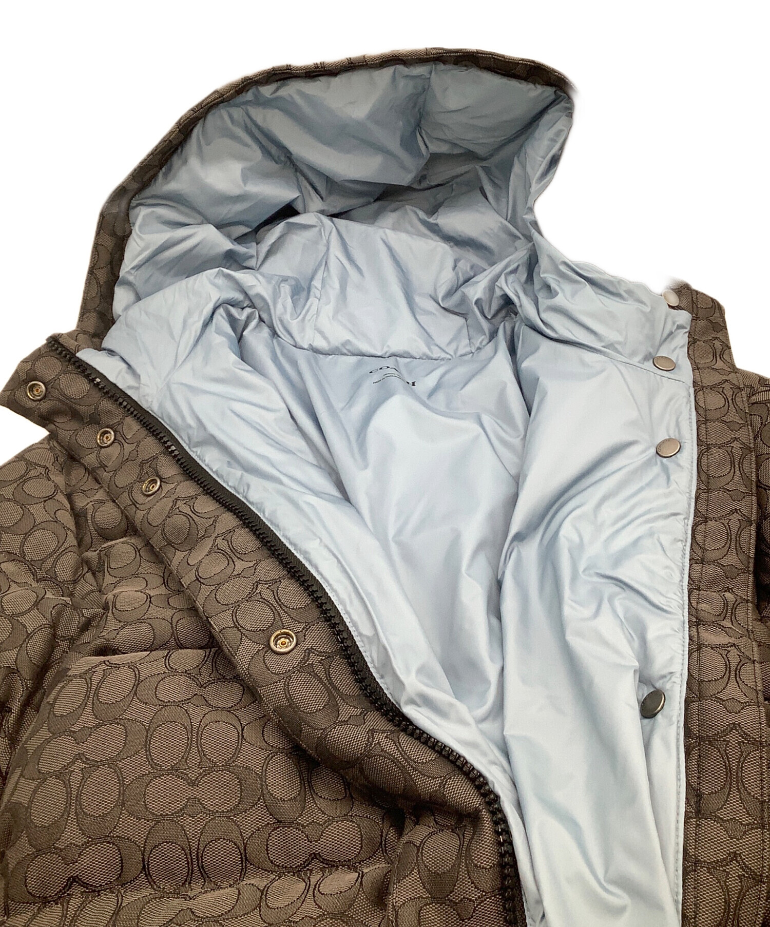 中古・古着通販】COACH (コーチ) ダウンジャケット シグネチャー ジャ