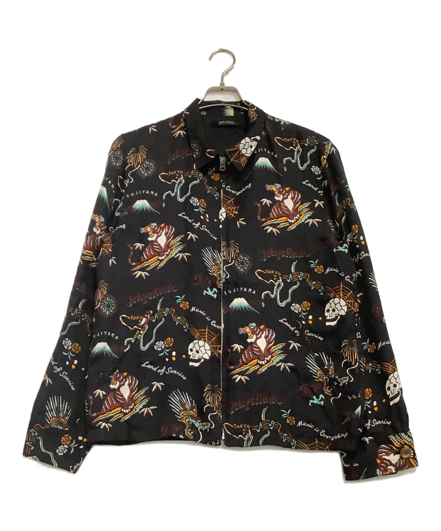 中古・古着通販】RUDE GALLERY (ルードギャラリー) ジップシャツ MUSIC