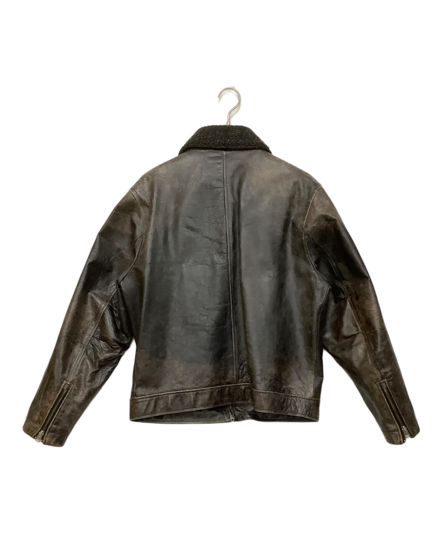 中古・古着通販】GAP (ギャップ) カウレザートラッカージャケット