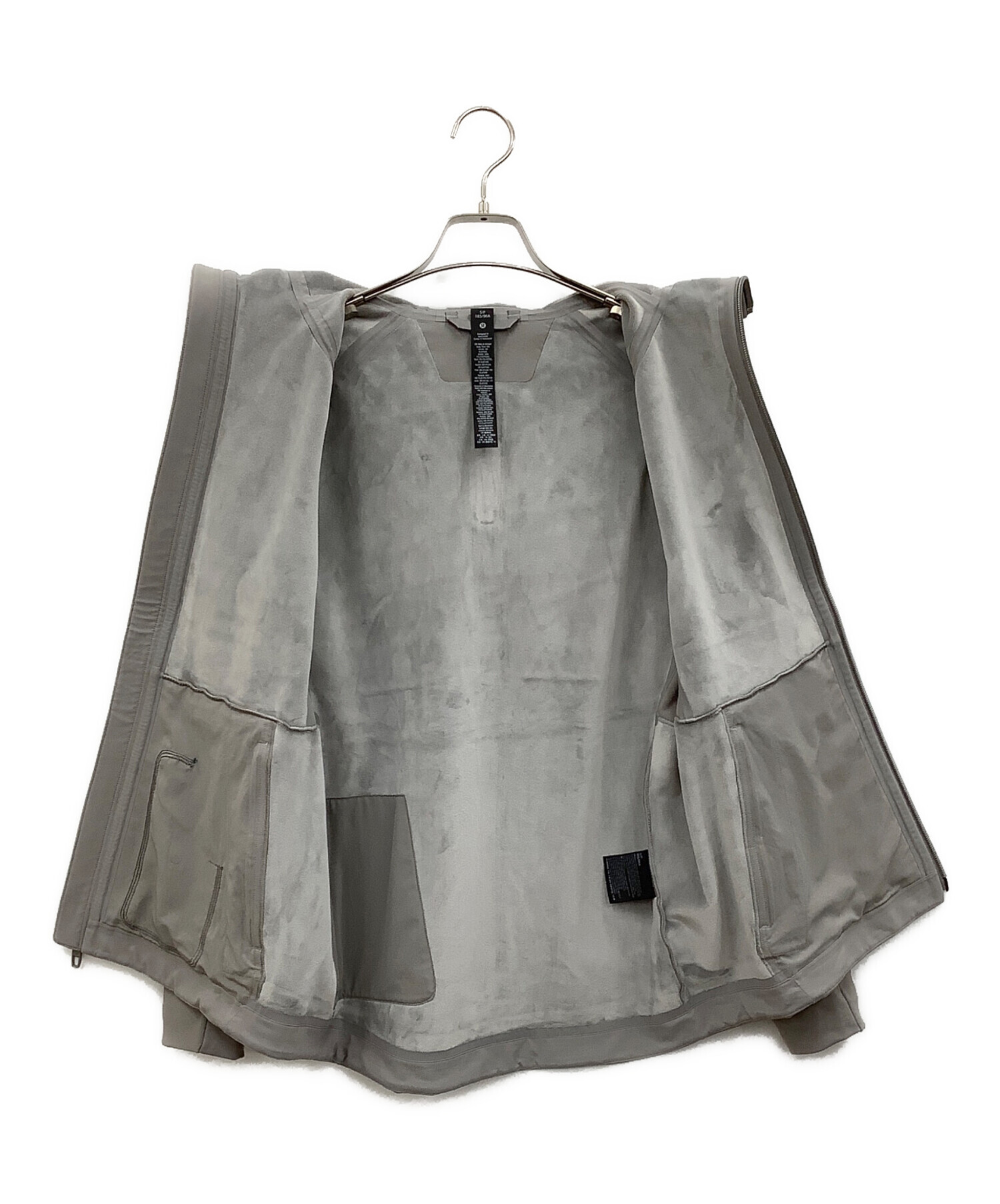 中古・古着通販】LULULEMON (ルルレモン) ジップジャケット グレー