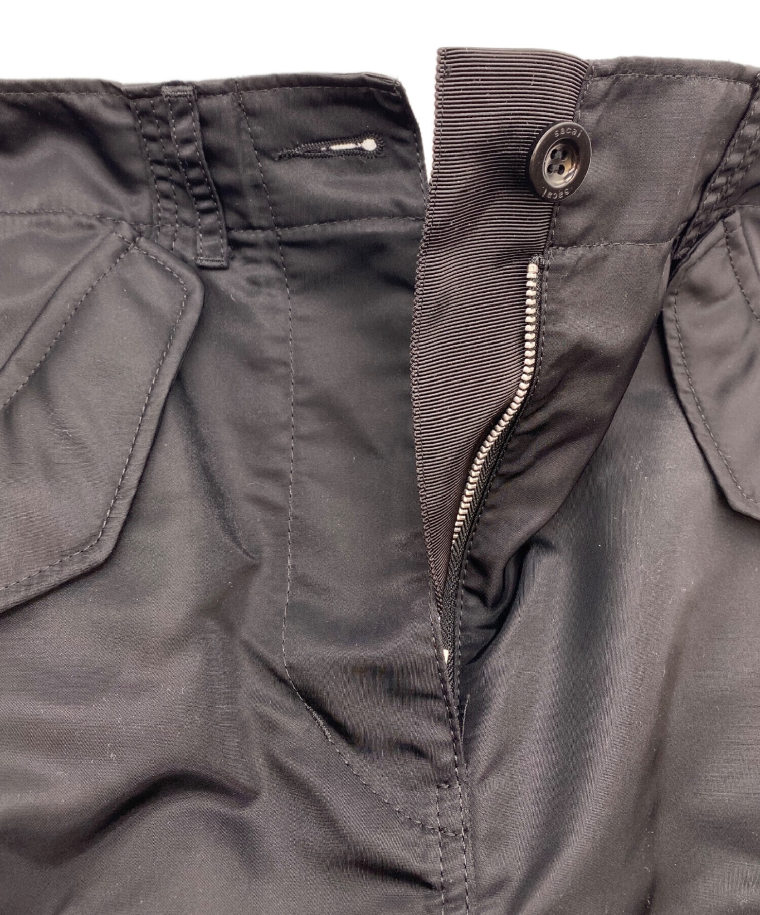 中古・古着通販】sacai (サカイ) ナイロンツイル バックプリーツ