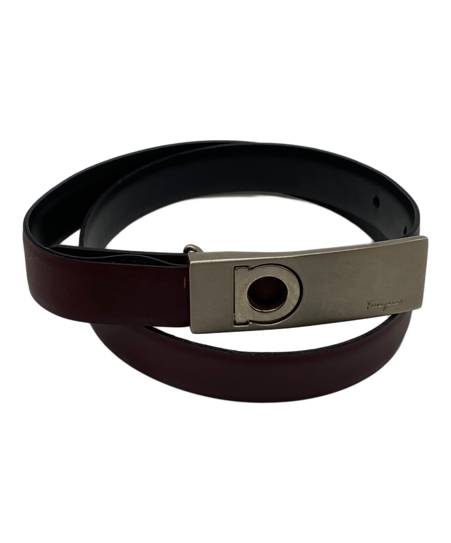 中古・古着通販】Ferragamo (フェラガモ) ベルト ボルドー｜ブランド