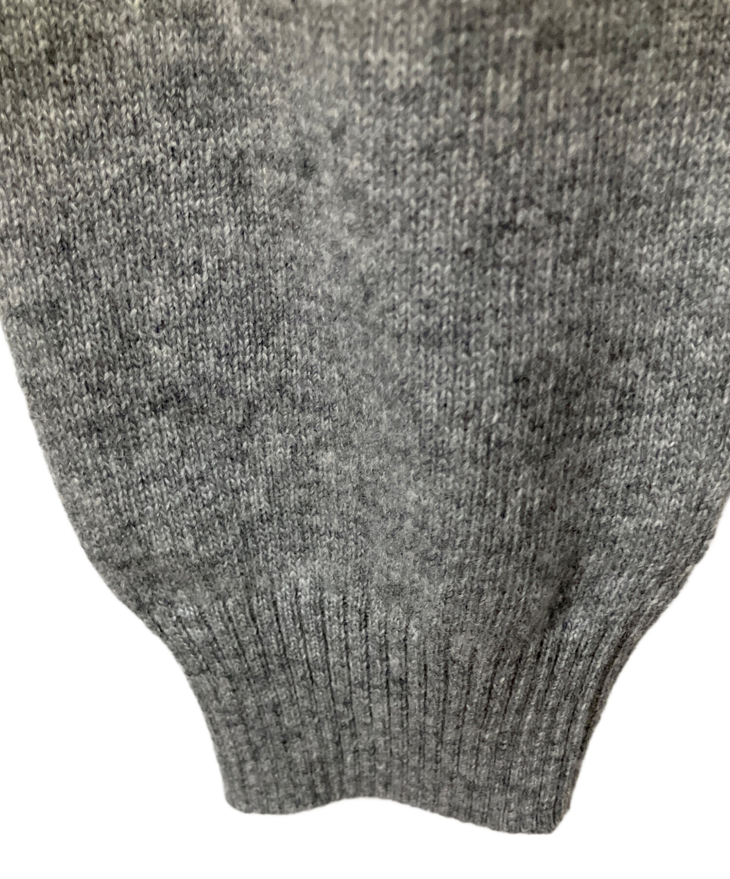 中古・古着通販】PRADA (プラダ) ロゴ厚手ニット グレー グレー サイズ