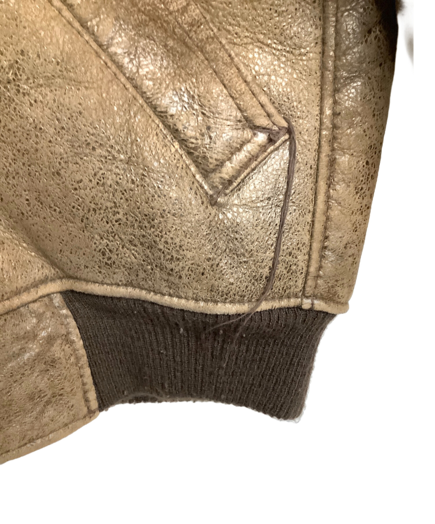 中古・古着通販】Schott (ショット) B-6ムートンレザーフライト