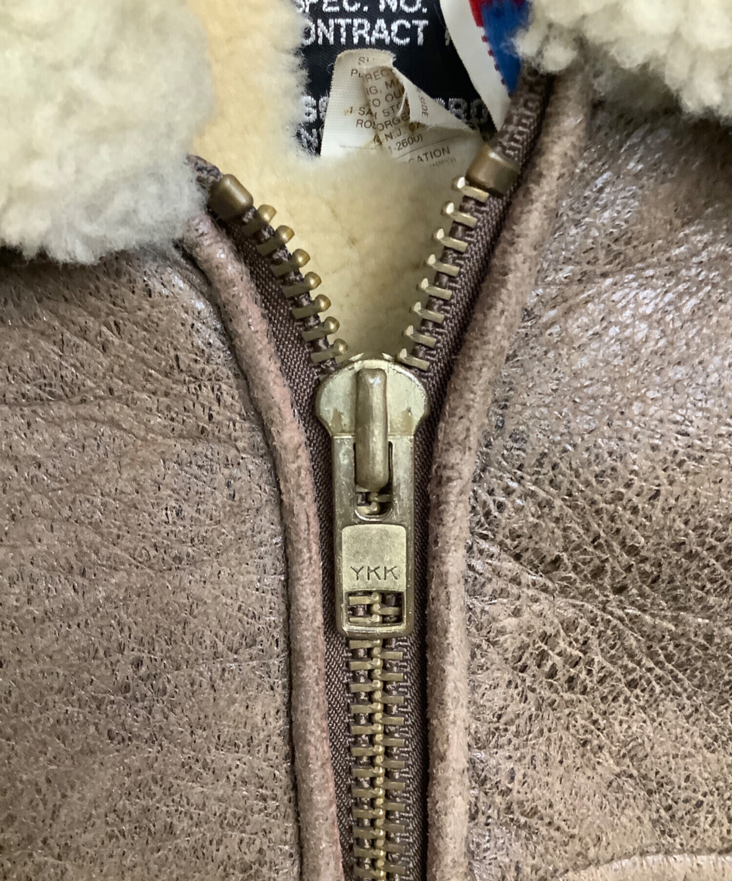 中古・古着通販】Schott (ショット) B-6ムートンレザーフライト