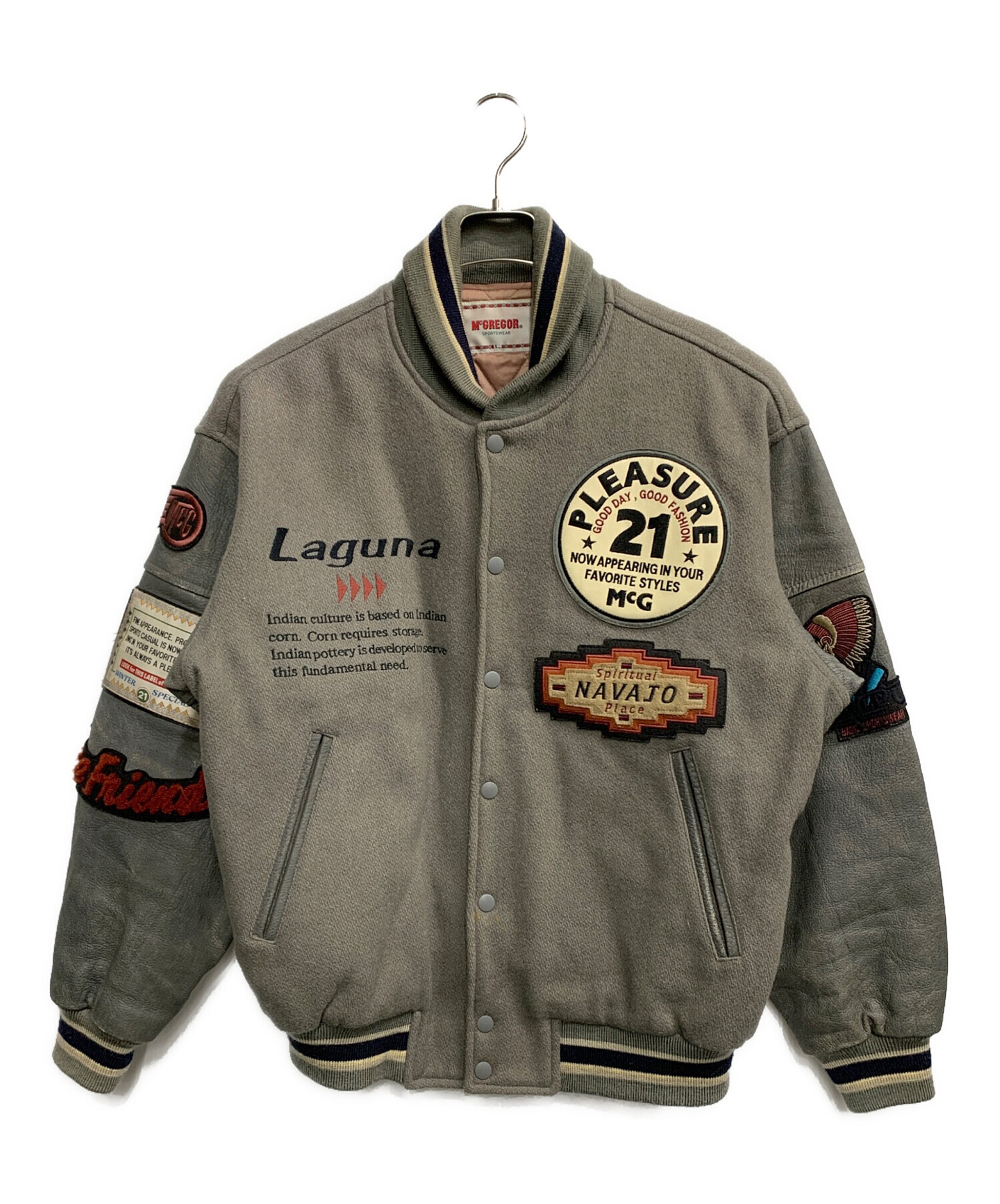 中古・古着通販】macgregor (マクレガー) 90sスタジャン グレー サイズ