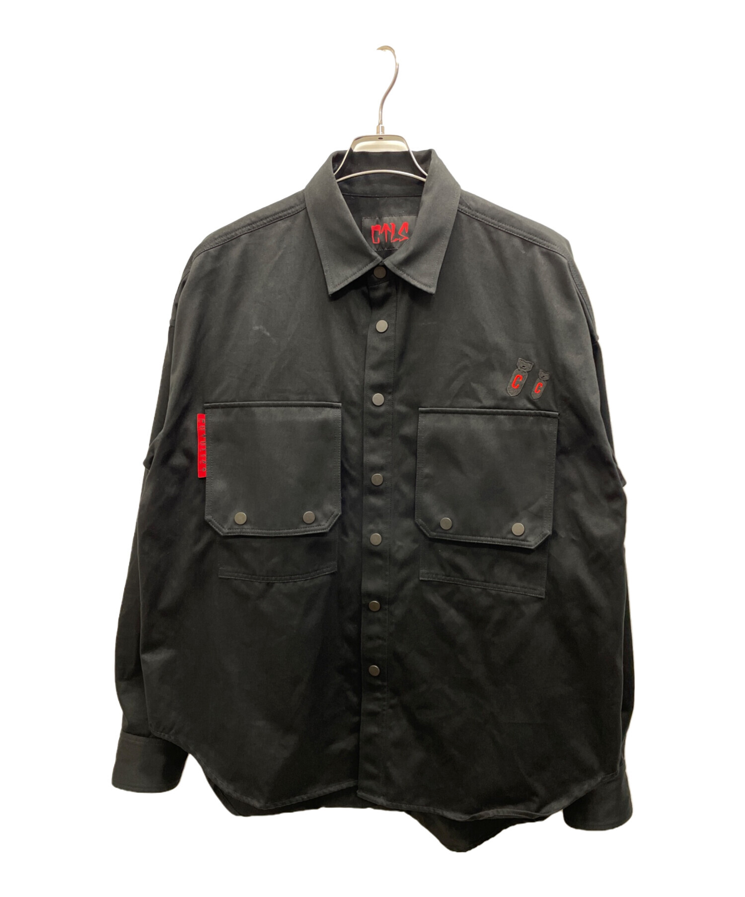 中古・古着通販】CVTVLIST (カタリスト) シャツジャケット ブラック