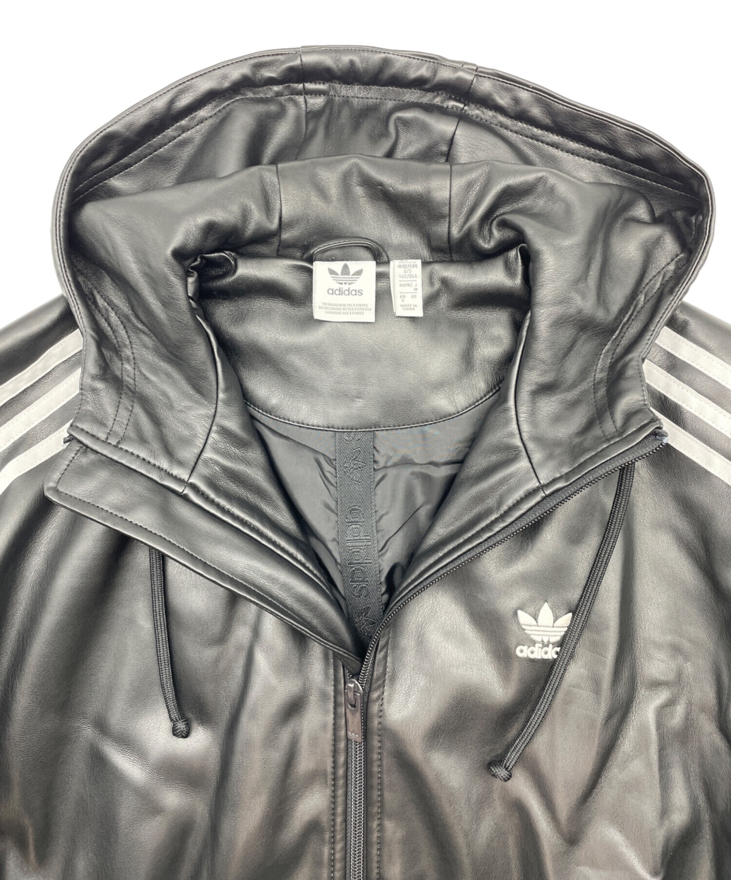 中古・古着通販】adidas (アディダス) フェイクレザージャケット