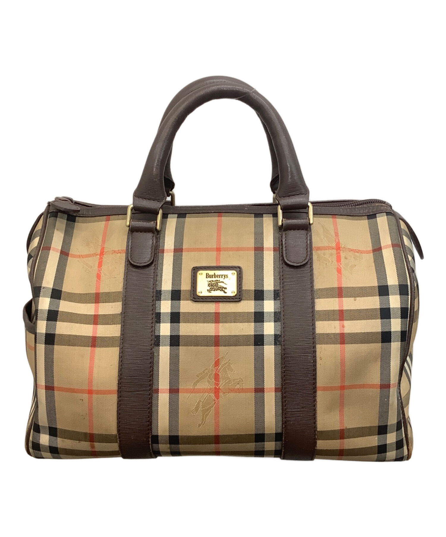 中古・古着通販】Burberry's (バーバリー) ノバチェック ボストン