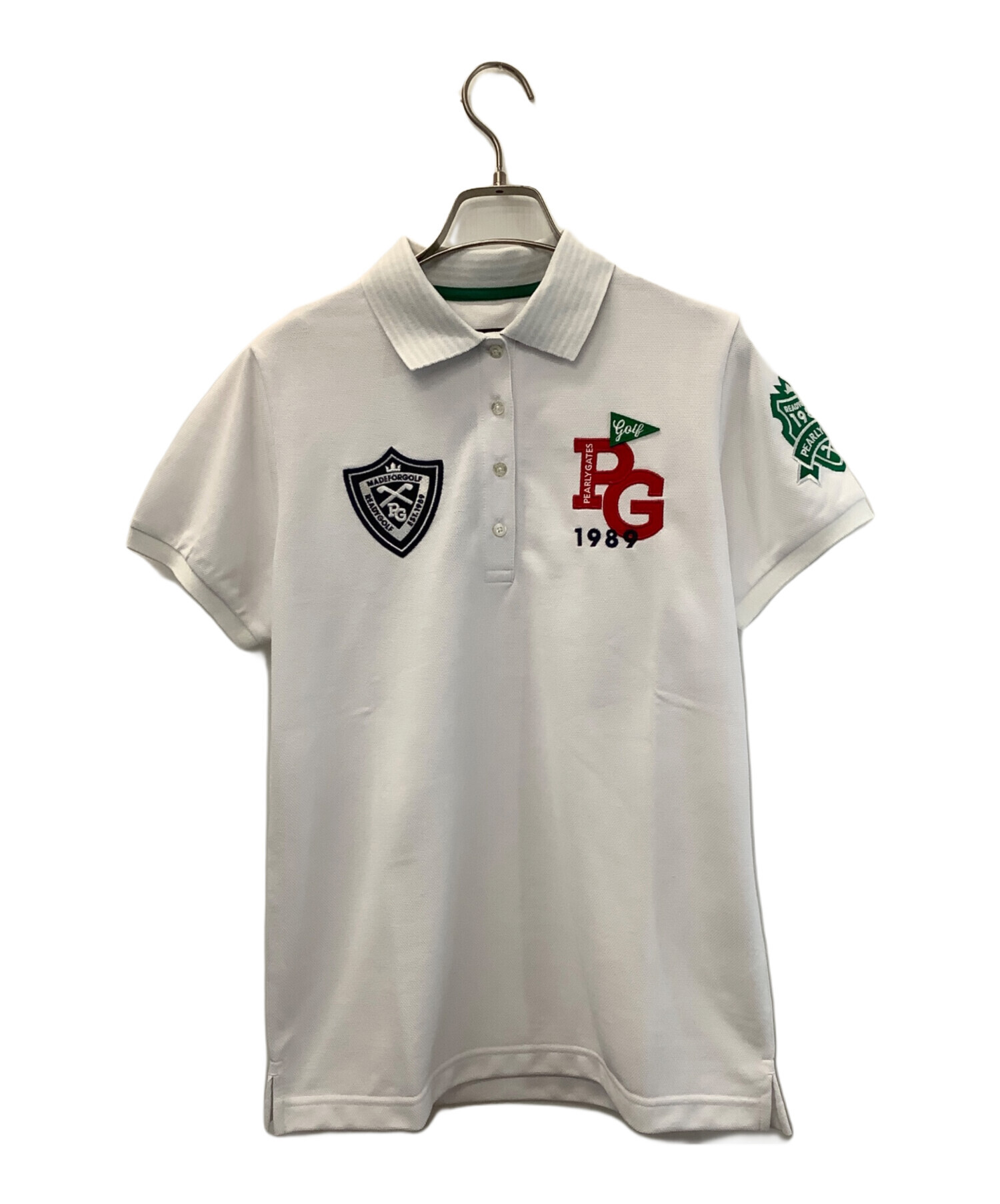 中古・古着通販】PEARLY GATES (パーリーゲイツ) ポロシャツ ホワイト