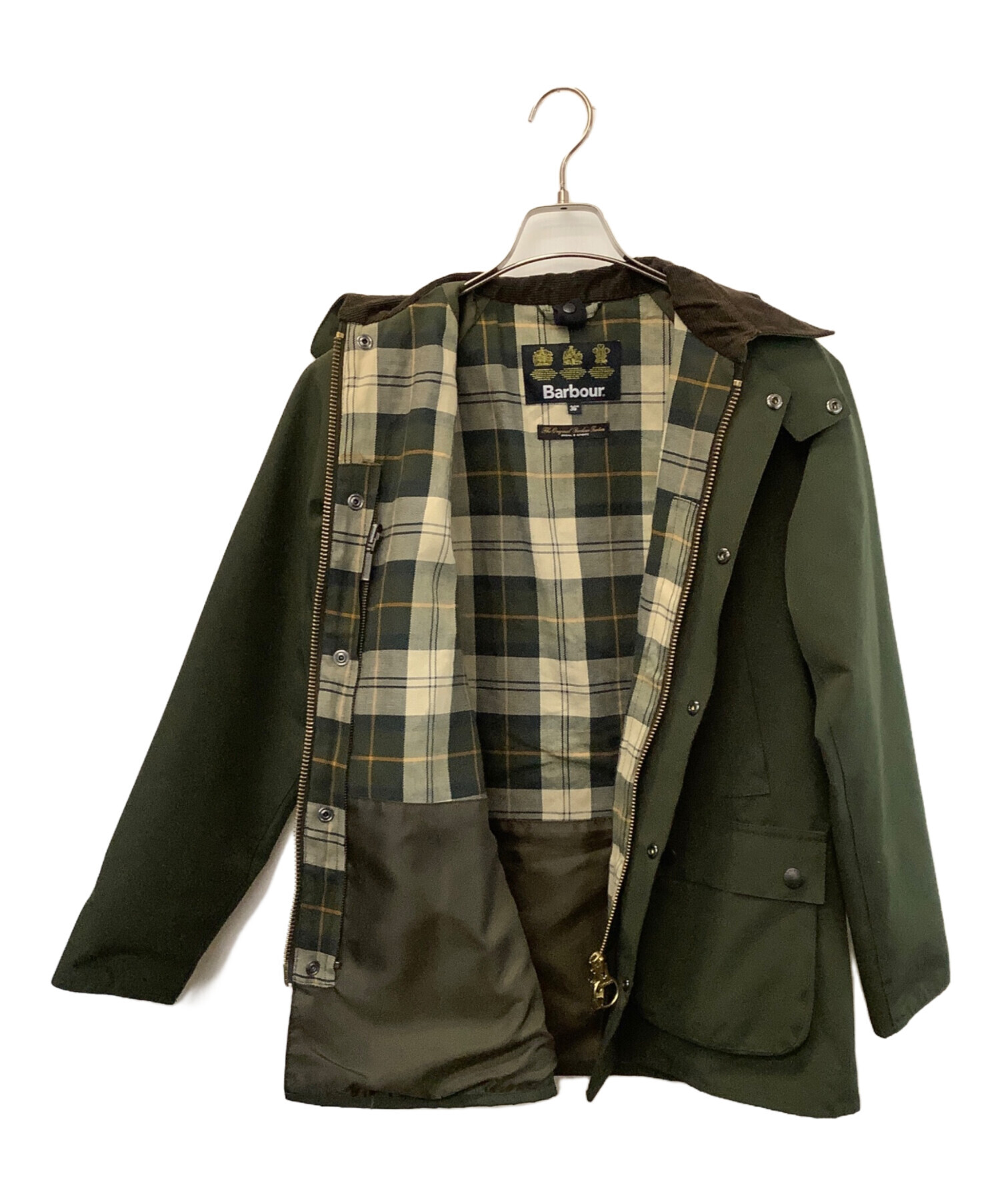 中古・古着通販】Barbour (バブアー) ジャケット オリーブ サイズ:36