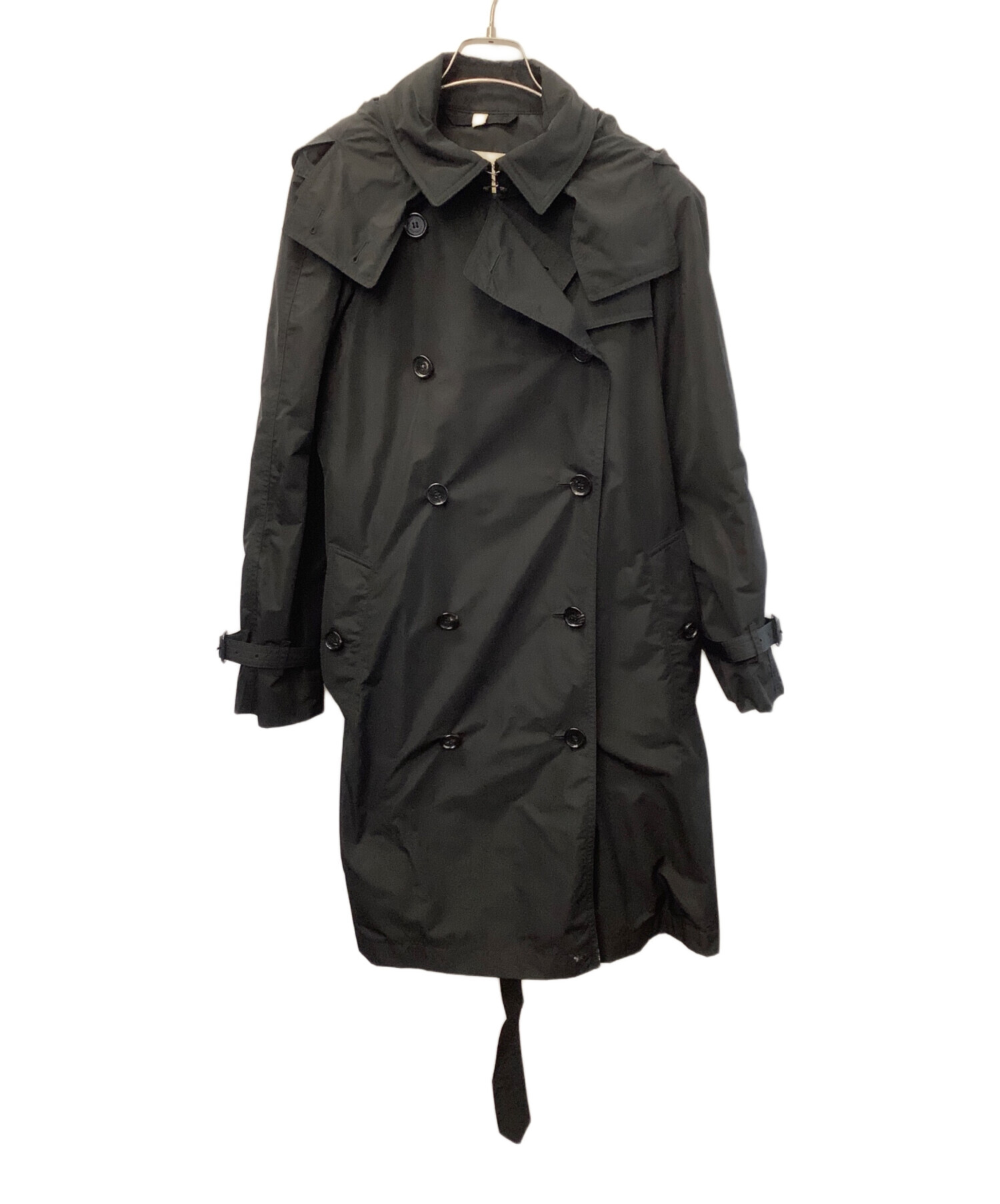 中古・古着通販】BURBERRY (バーバリー) トレンチコート ブラック