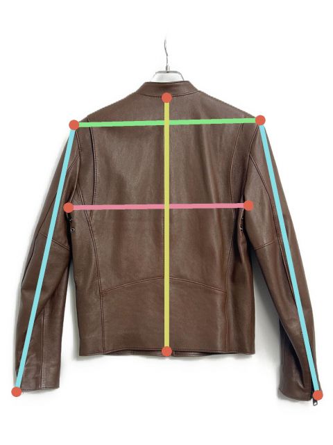 中古・古着通販】COACH (コーチ) シングルライダースジャケット