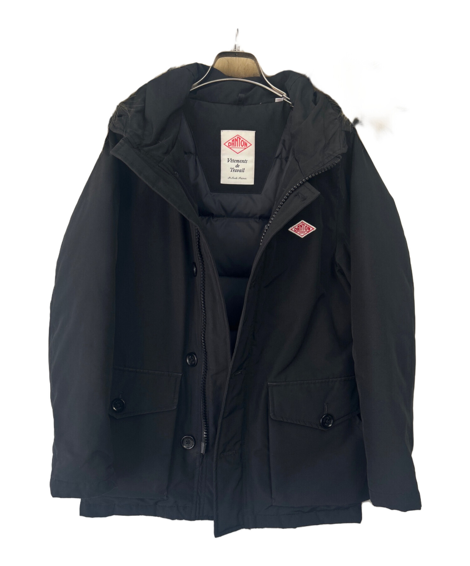 中古・古着通販】DANTON (ダントン) ファー付ダウンジャケット