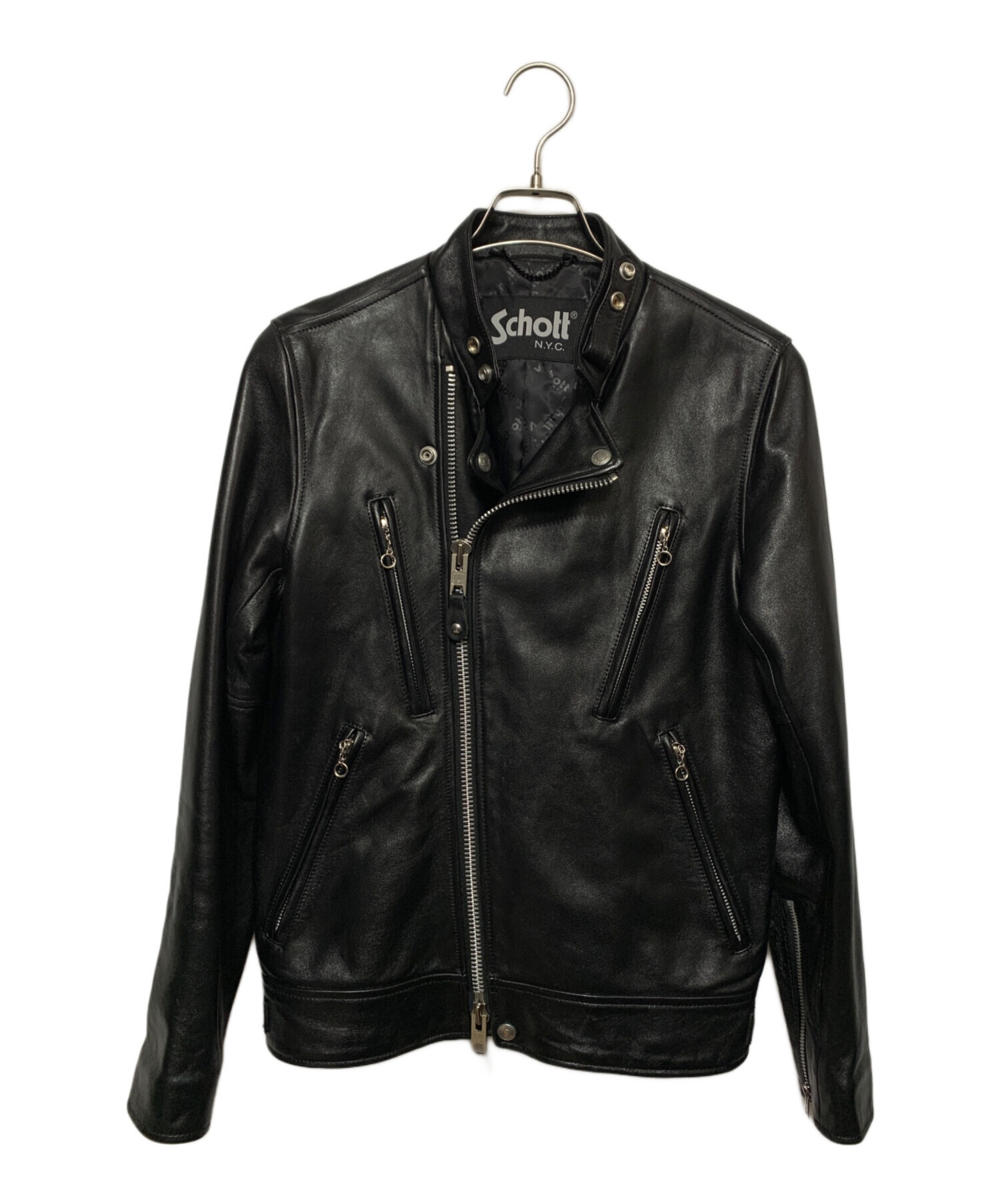 中古・古着通販】Schott (ショット) NEW DOUBLE BREST RIDERS ブラック