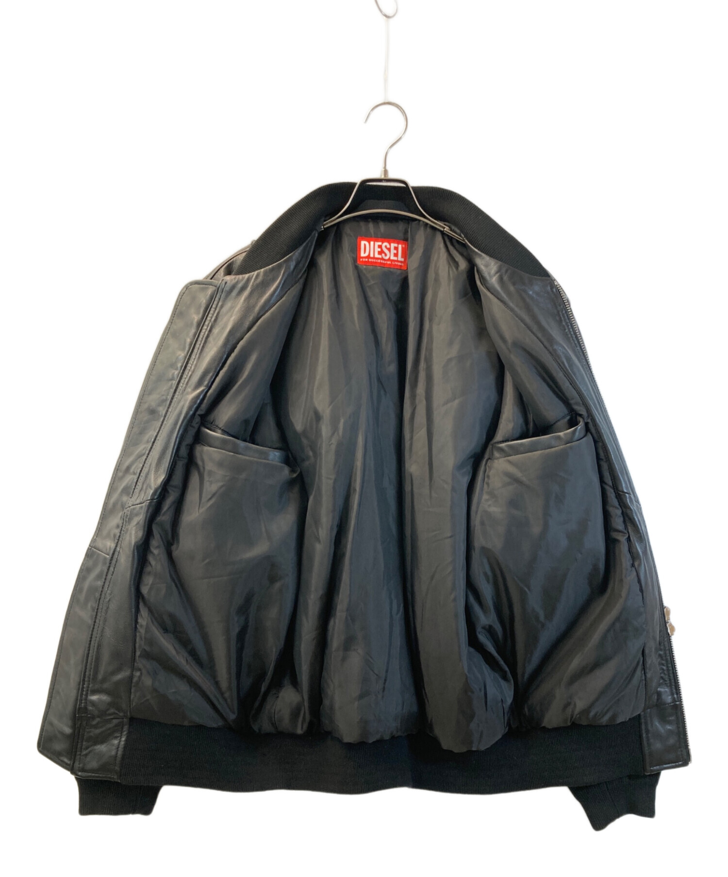中古・古着通販】DIESEL (ディーゼル) L-PRITTS パデッド レザー