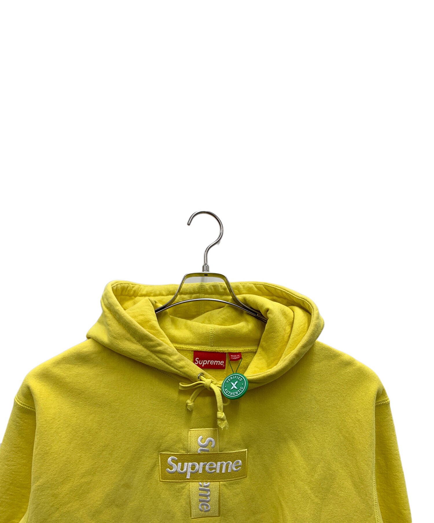 中古・古着通販】Supreme (シュプリーム) パーカー イエロー サイズ:L