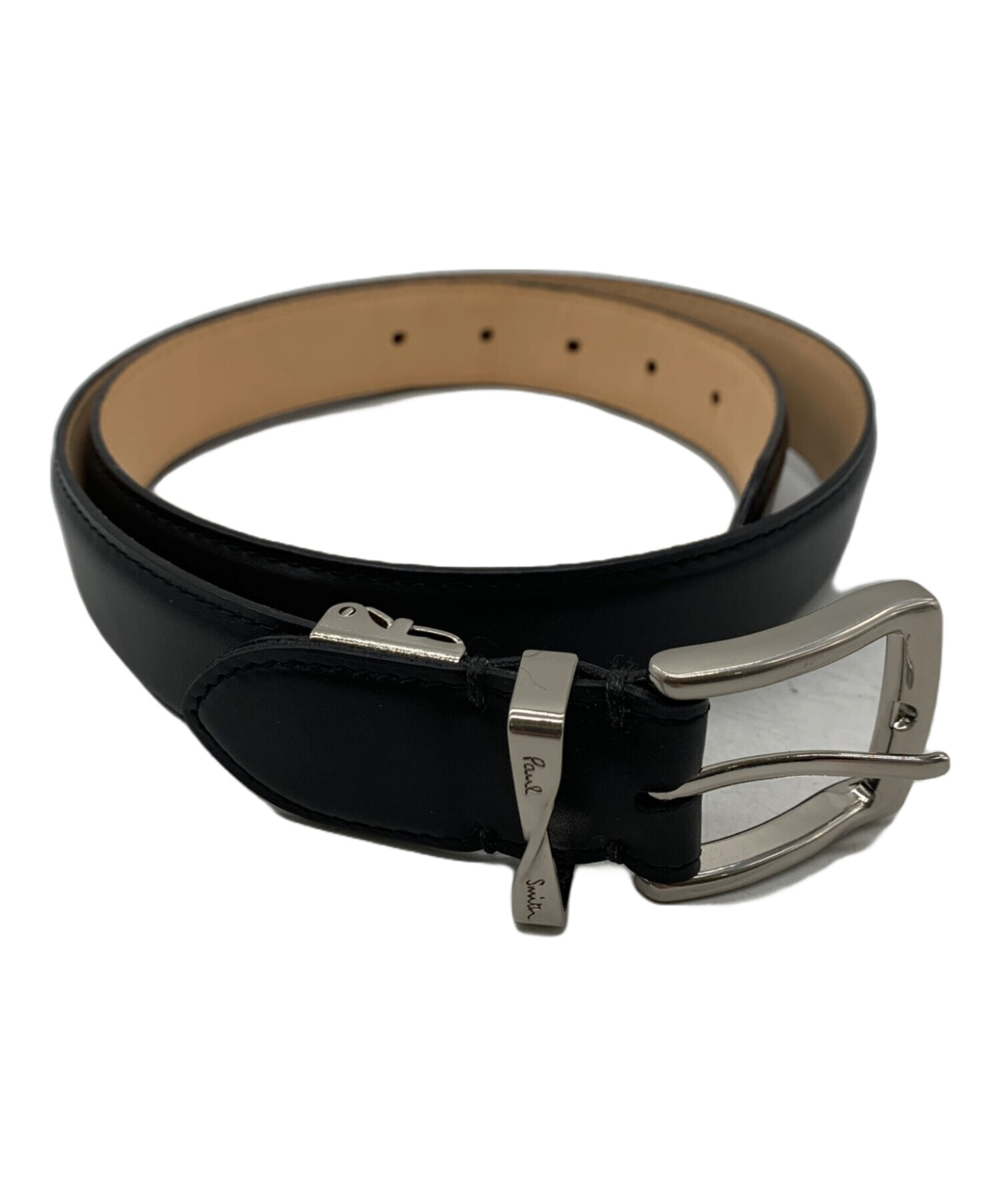 中古・古着通販】Paul Smith (ポールスミス) レザーベルト ブラック