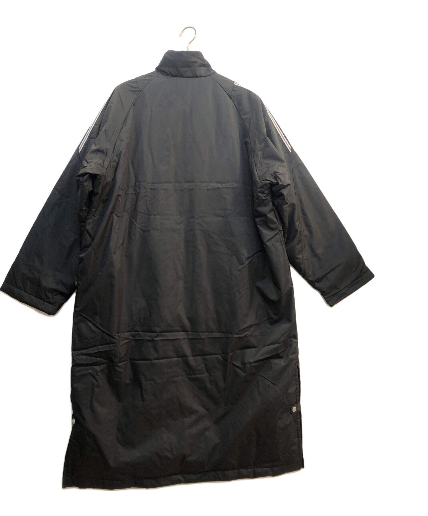 中古・古着通販】adidas (アディダス) ベンチコート ブラック サイズ:O