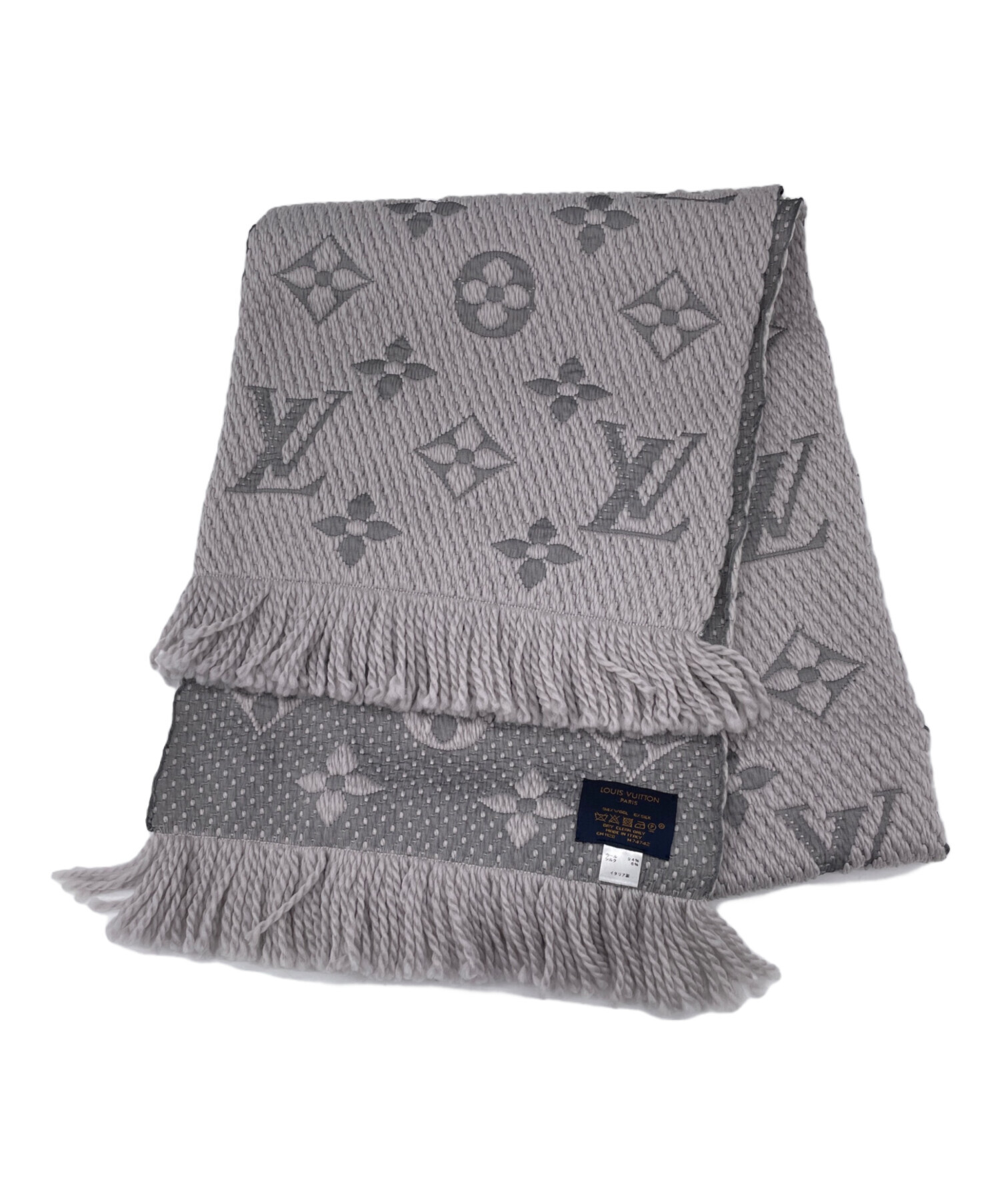 中古・古着通販】LOUIS VUITTON (ルイ ヴィトン) マフラー グレー