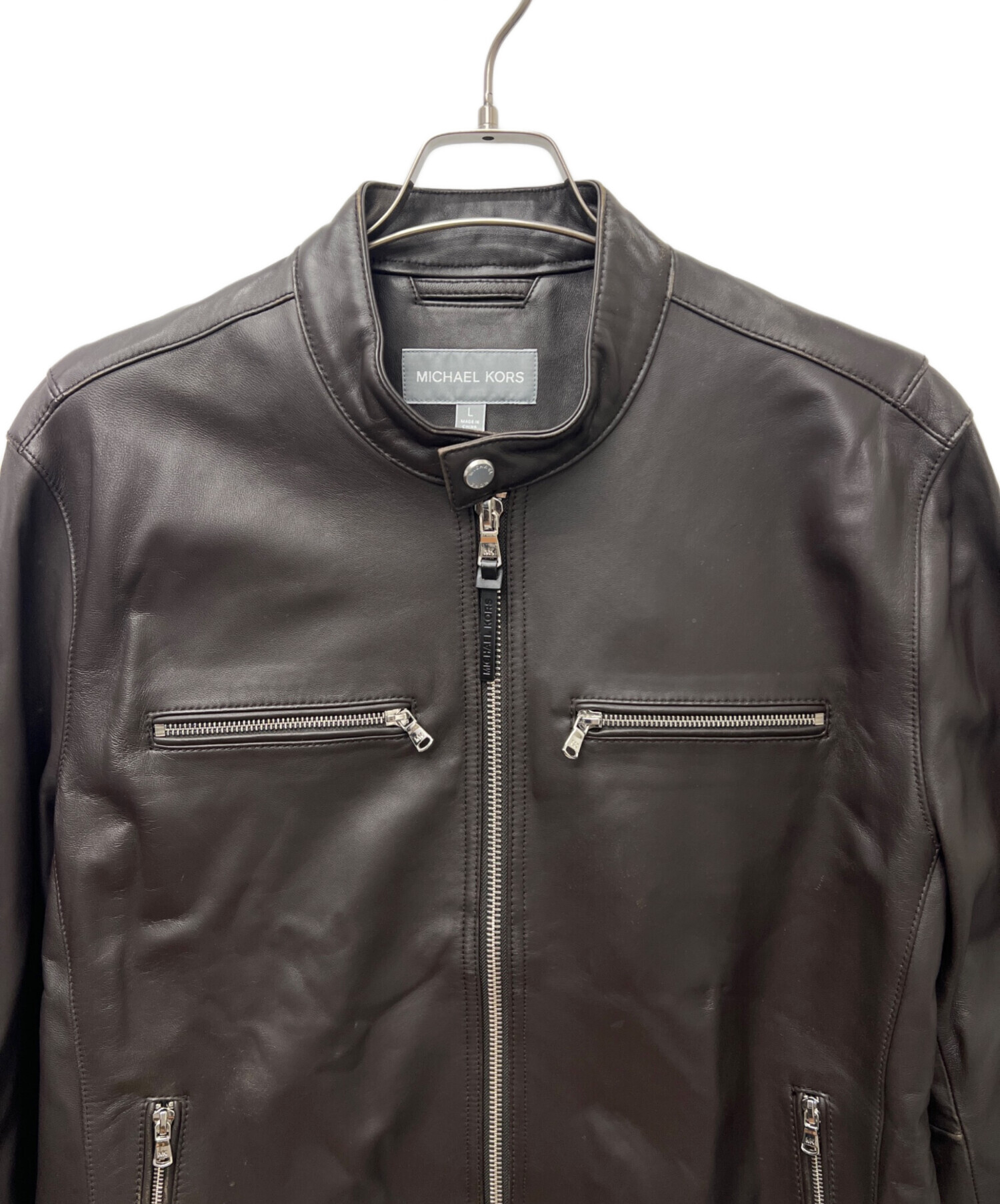 中古・古着通販】MICHAEL KORS (マイケル・コース) シングルライダース