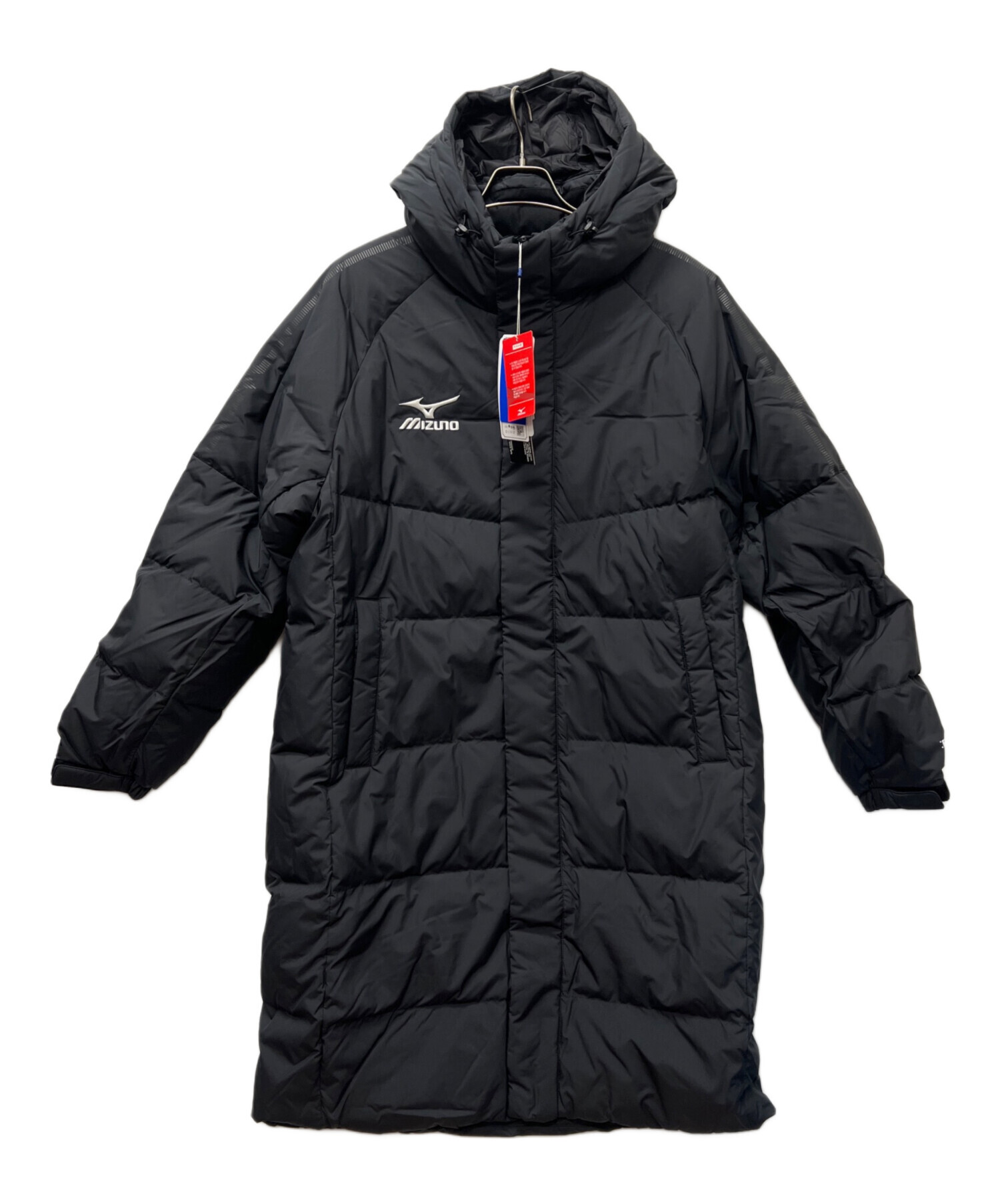 中古・古着通販】MIZUNO (ミズノ) ダウンベンチコート ブラック サイズ