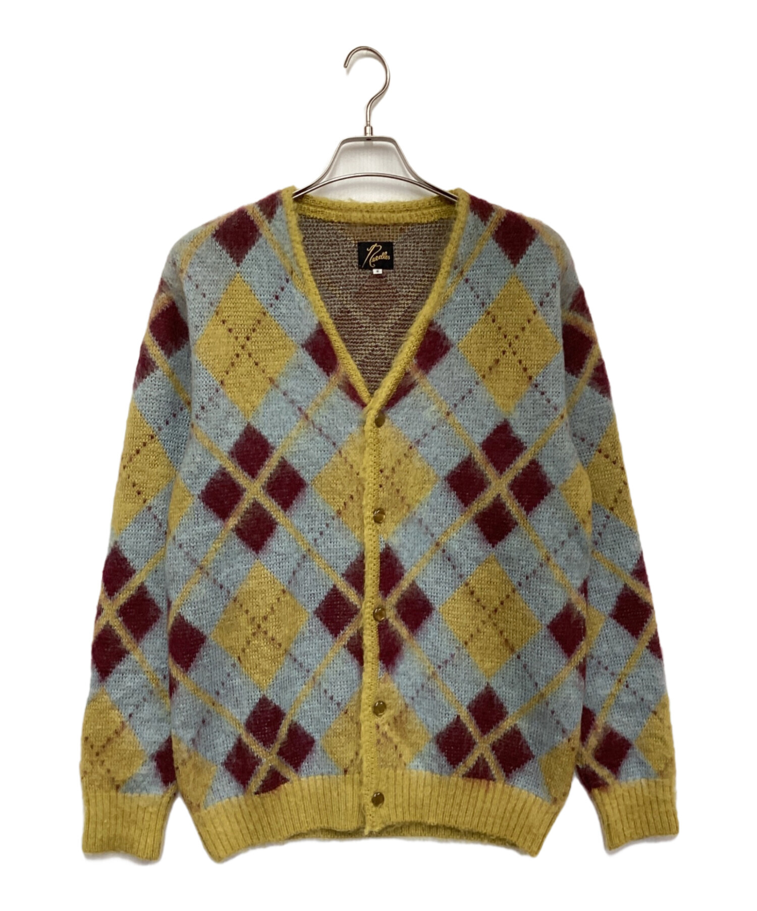 中古・古着通販】Needles (ニードルズ) MOHAIR CARDIGAN ARGYLE