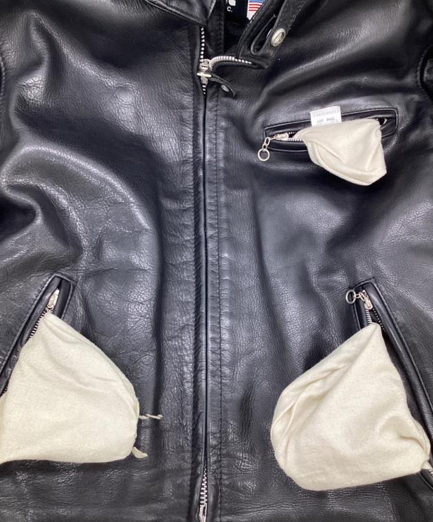 中古・古着通販】Schott (ショット) シングルライダース 141 ブラック