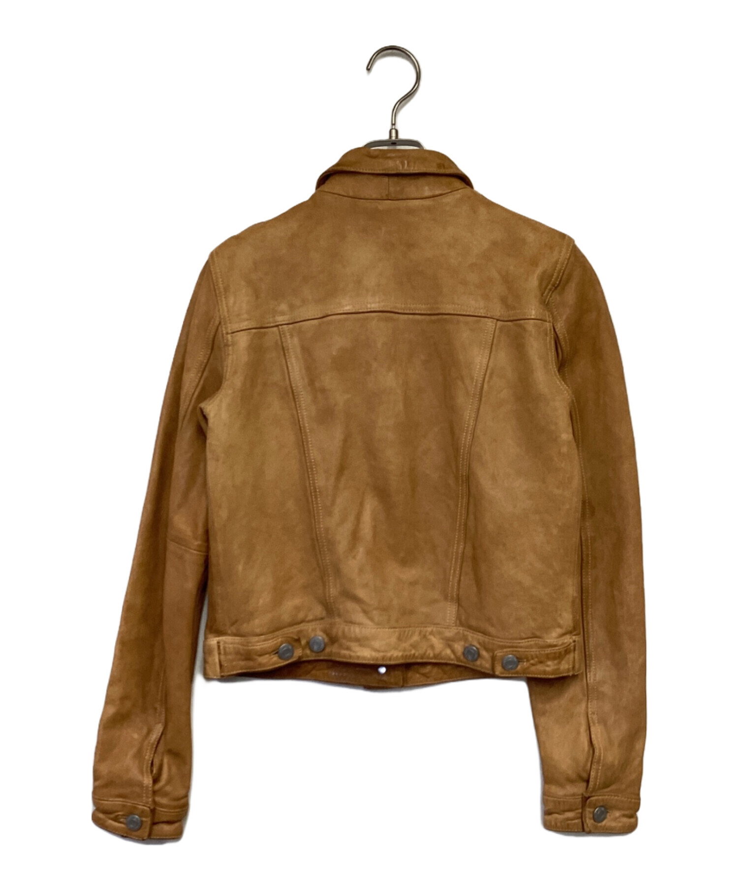 中古・古着通販】GAP (ギャップ) ラムレザージャケット キャメル