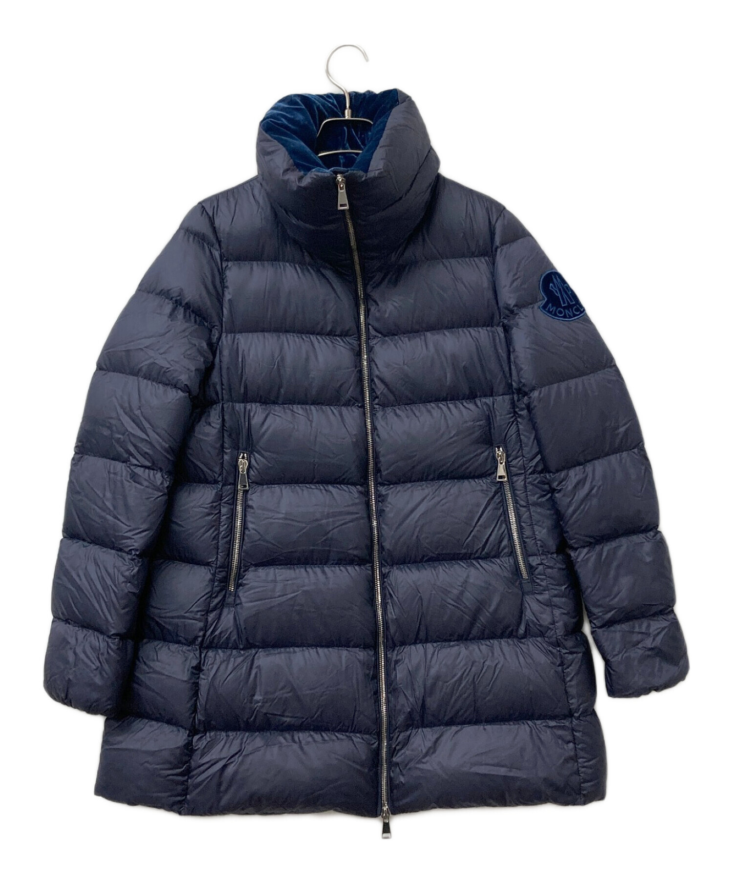 中古・古着通販】MONCLER (モンクレール) ダウンジャケット ネイビー