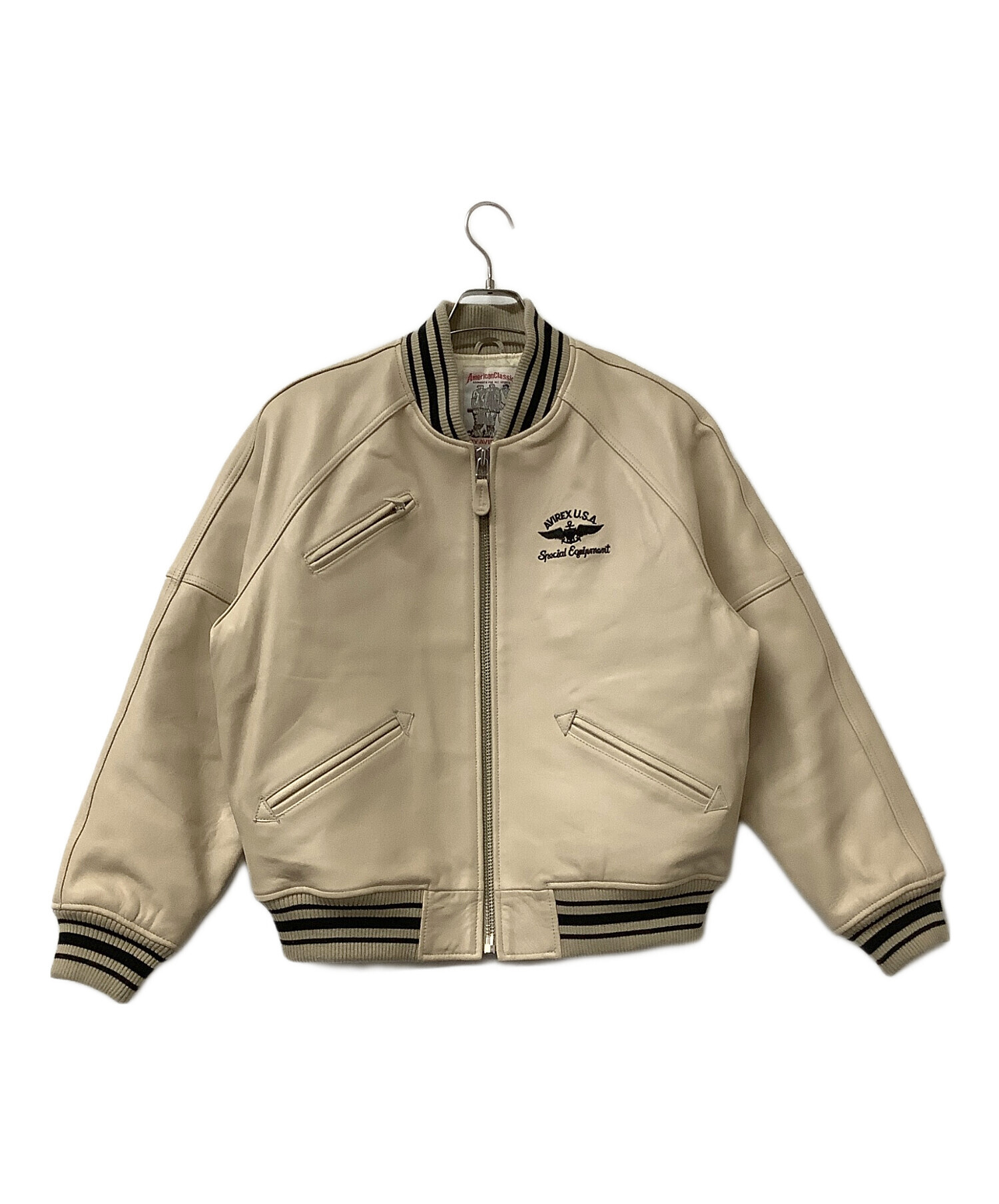 中古・古着通販】AVIREX (アヴィレックス) レザージャケット VARSITY