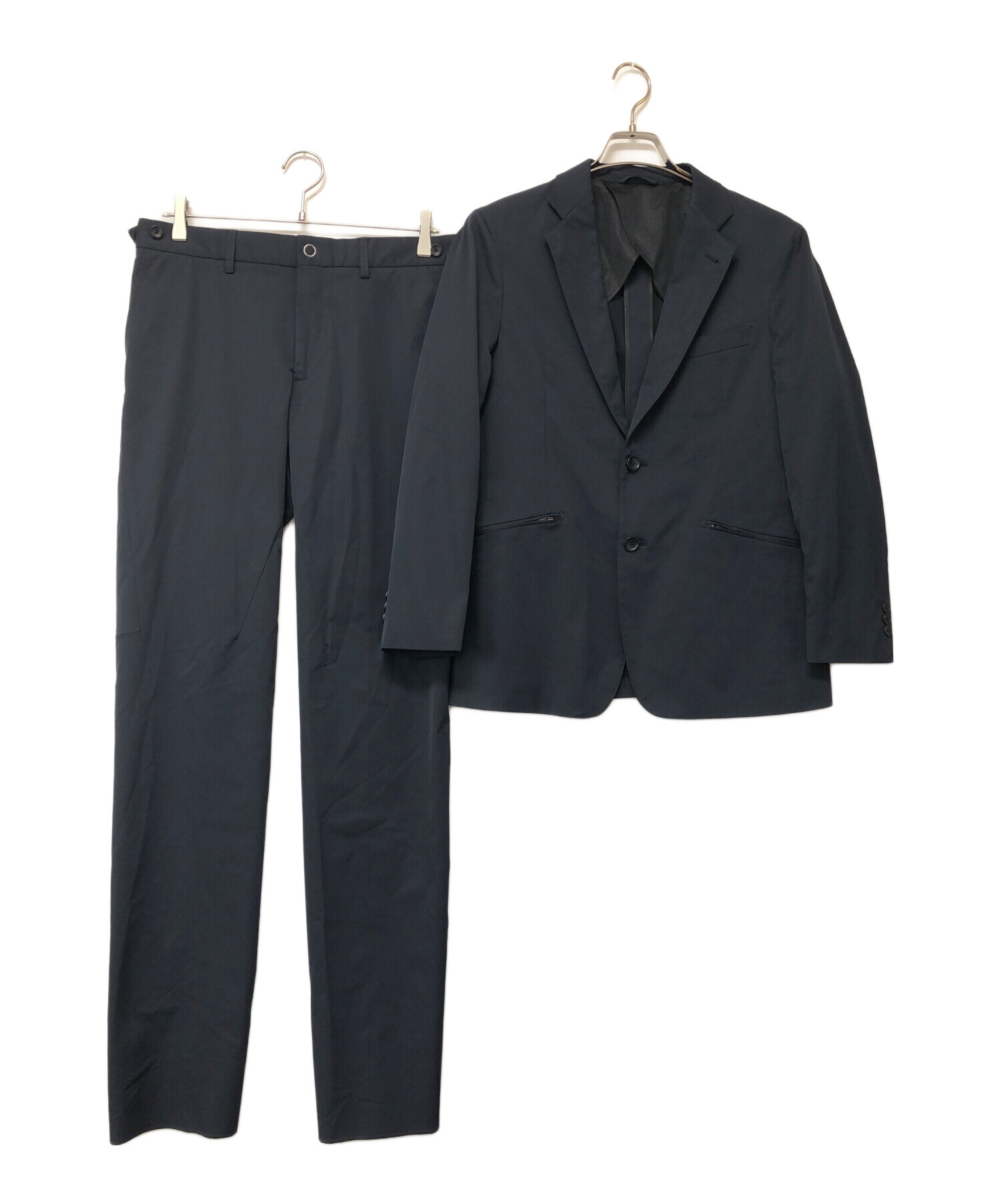 中古・古着通販】DESCENTE (デサント) セットアップスーツ ネイビー