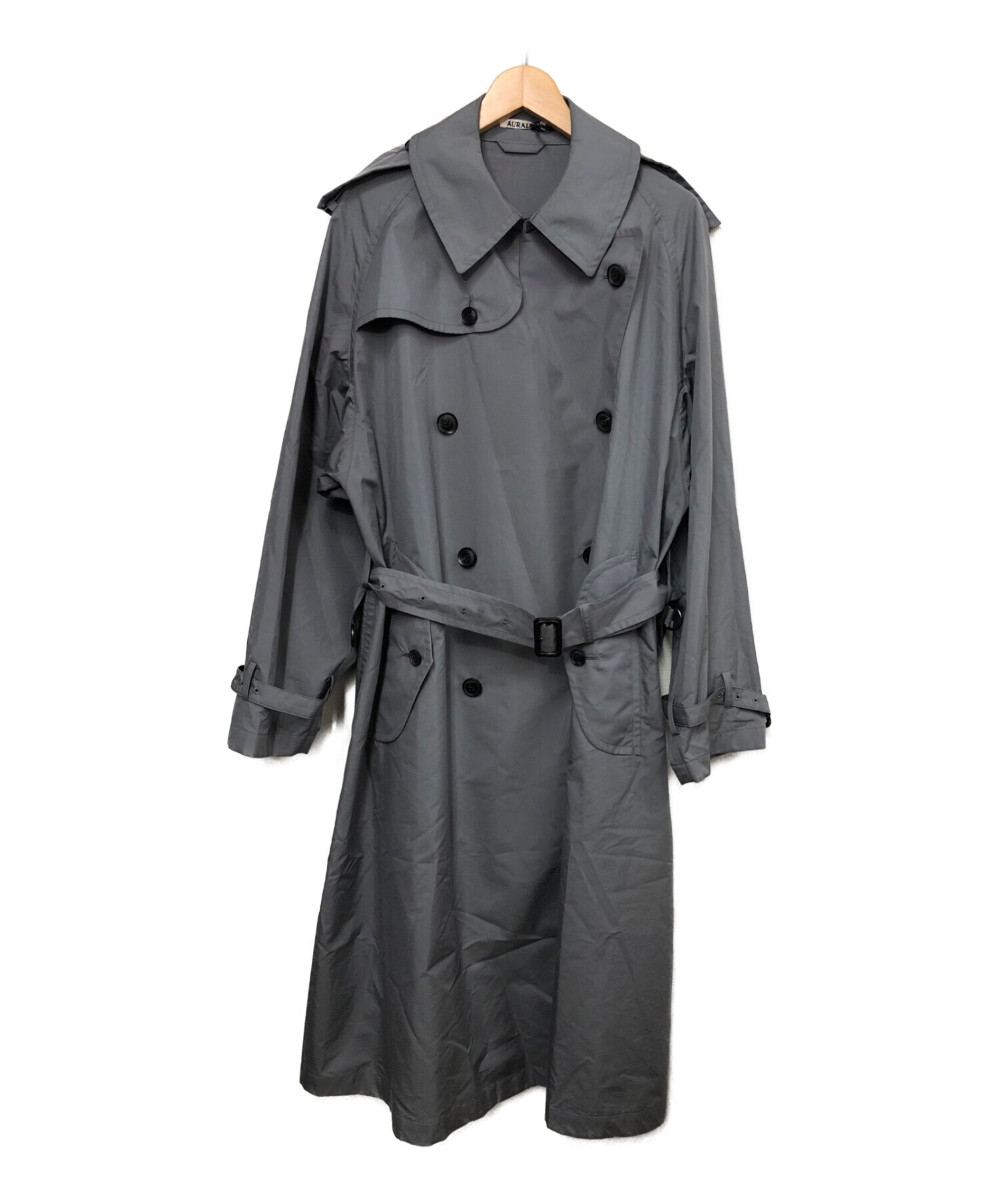 中古・古着通販】AURALEE (オーラリー) FINX POLYESTER BIG TRENCH