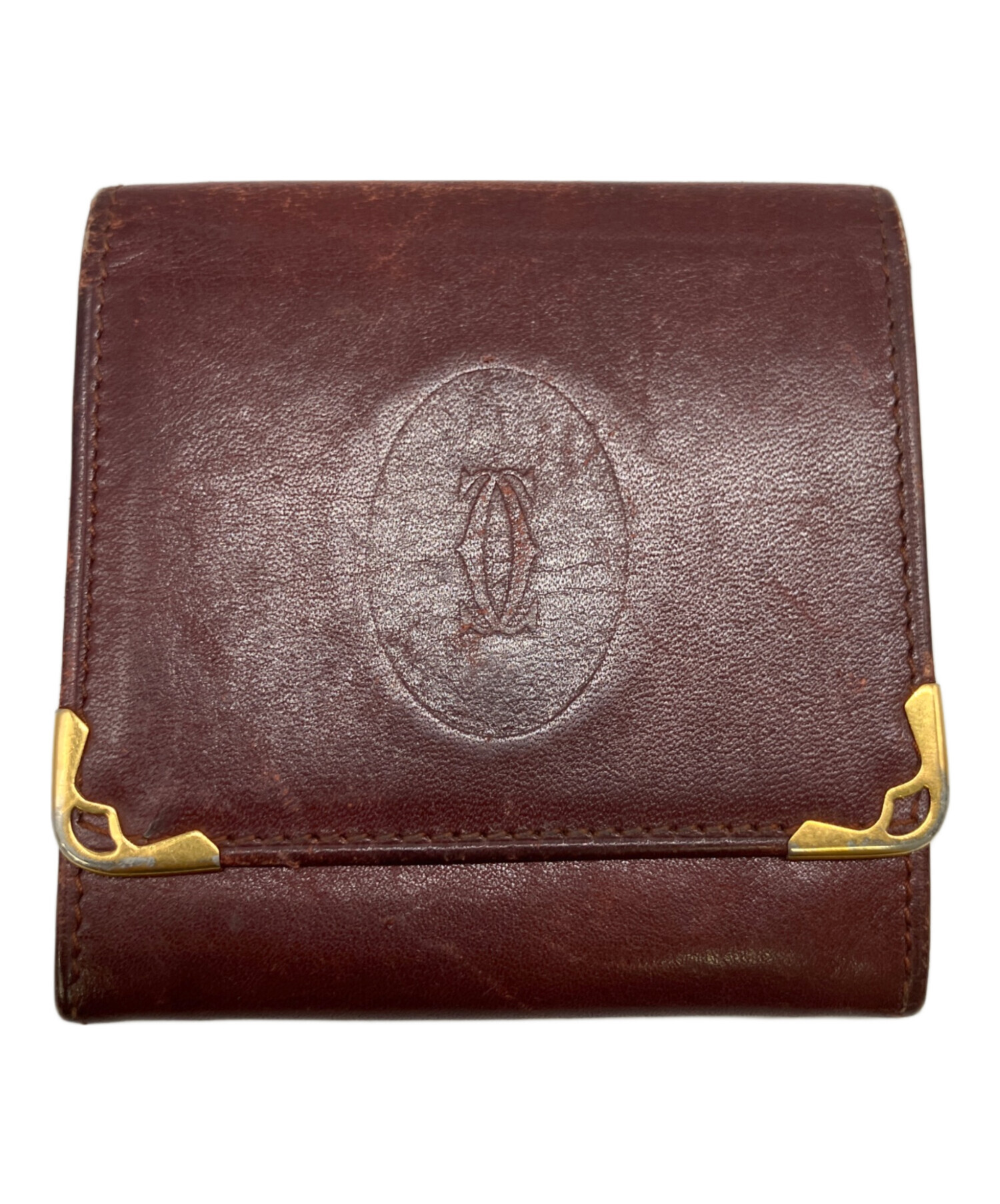 中古・古着通販】Cartier (カルティエ) 小銭入れ ボルドー｜ブランド