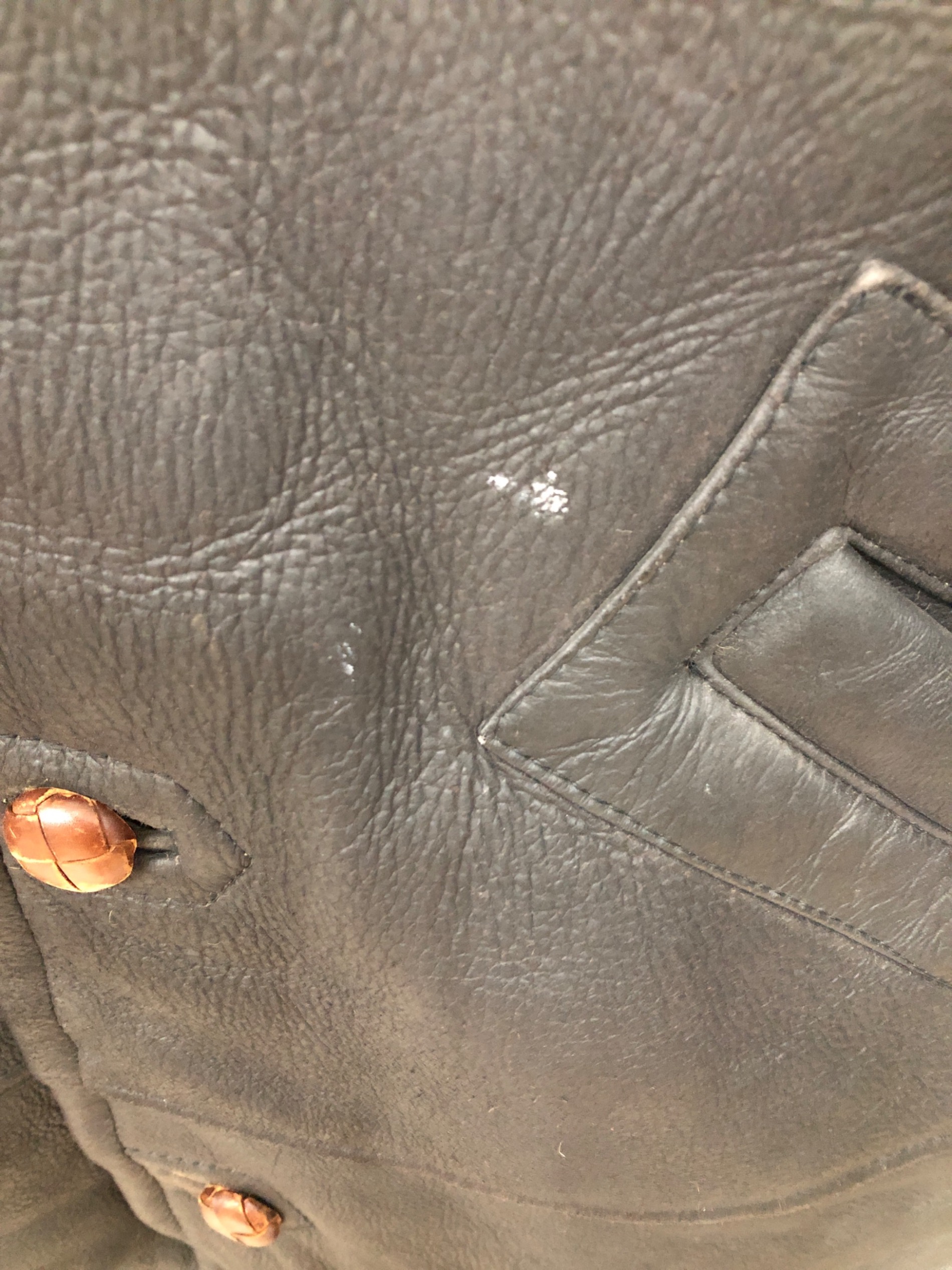 中古・古着通販】MITSUMINE (ミツミネ) レザーコート ブラック サイズ