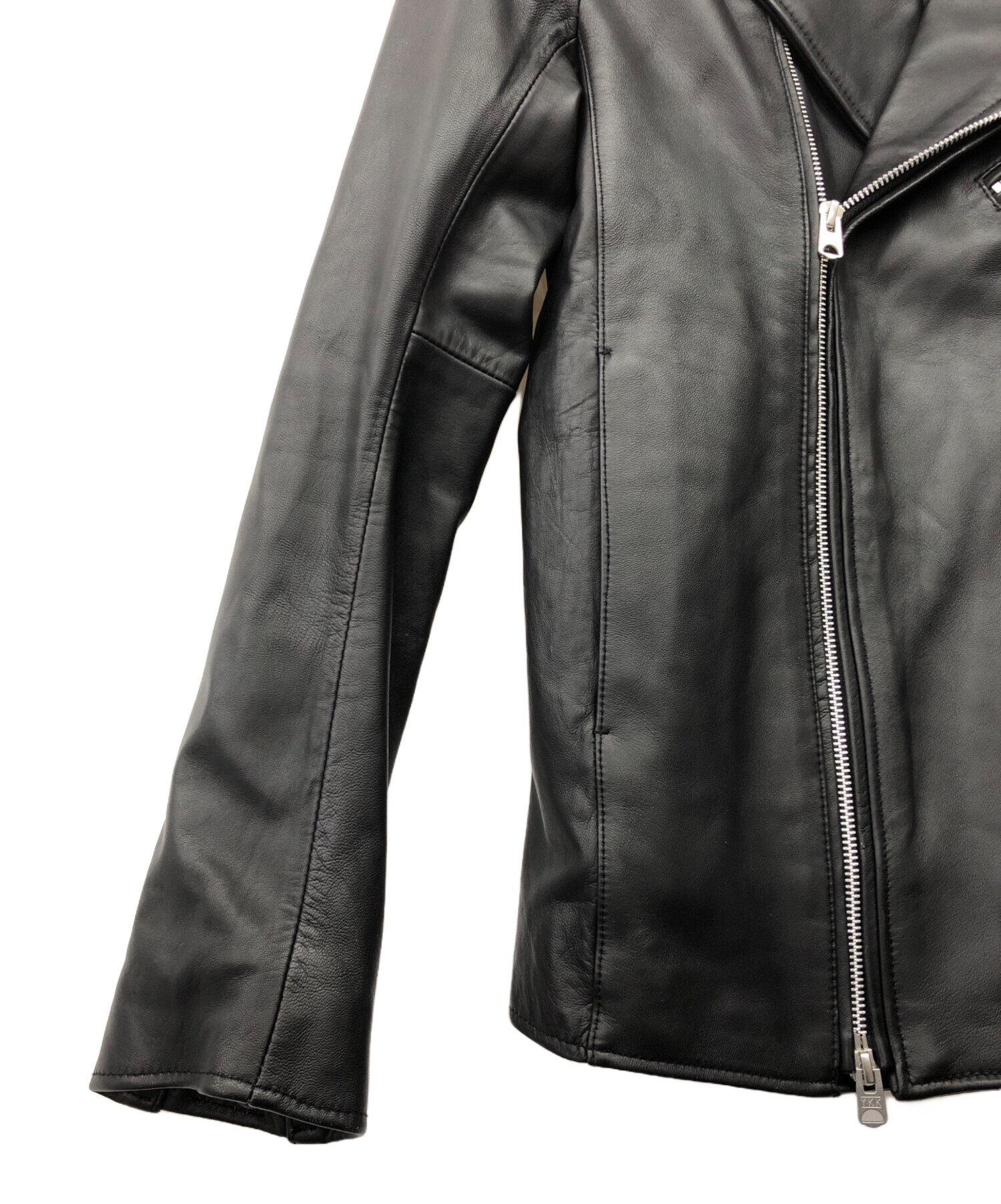 中古・古着通販】FUGA (フーガ) ダブルライダースジャケット ブラック