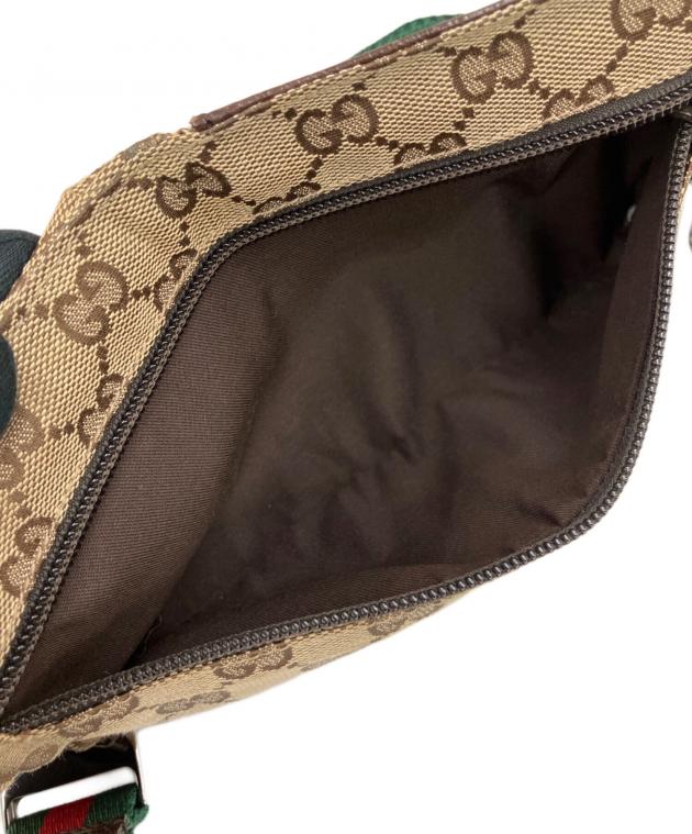 中古・古着通販】GUCCI (グッチ) シェリーライン GGウエストポーチ