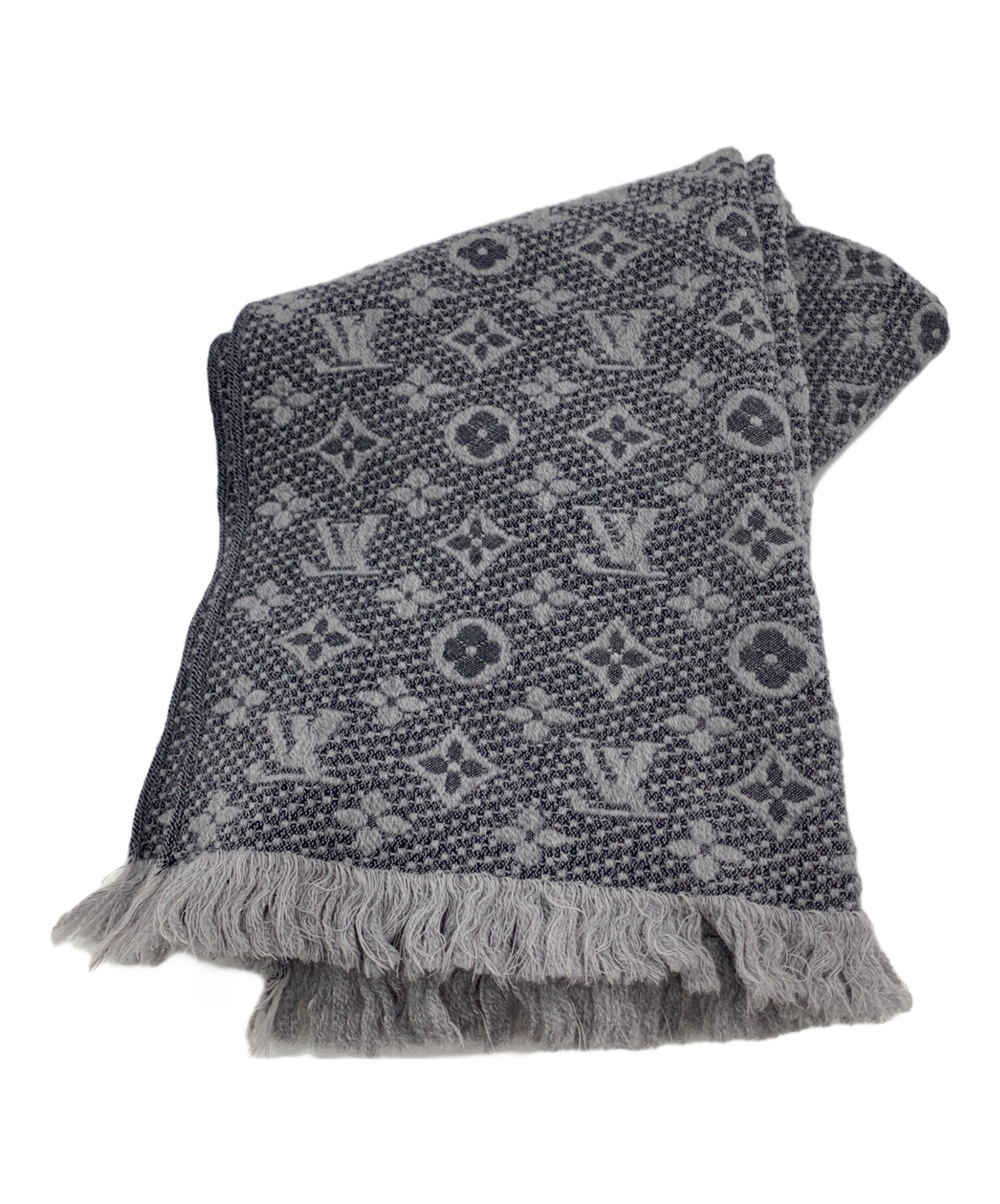 中古・古着通販】LOUIS VUITTON (ルイ ヴィトン) マフラー グレー