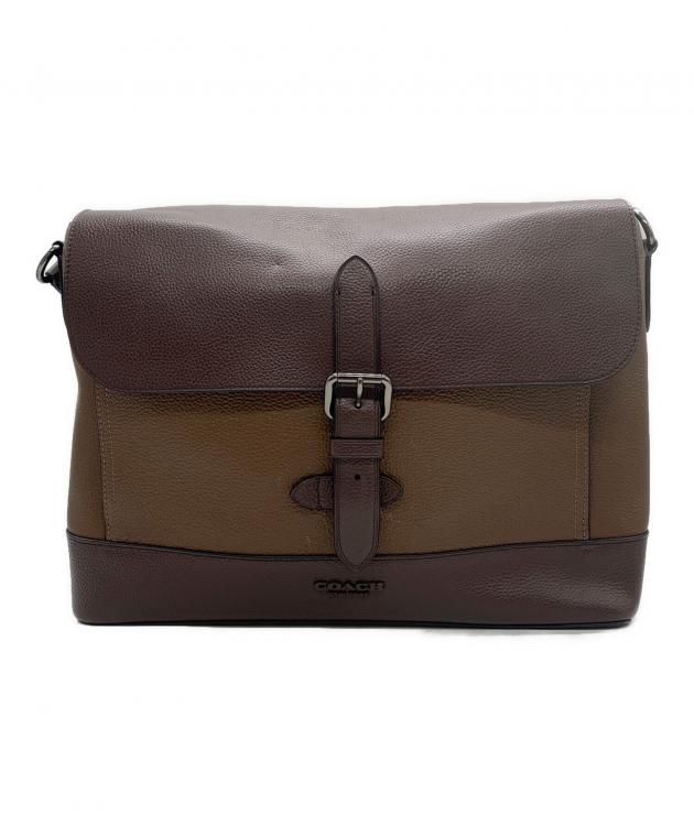 中古・古着通販】COACH (コーチ) メッセンジャーバッグ ブラウン