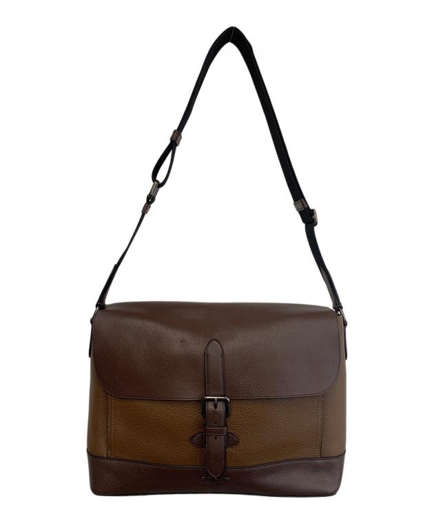 中古・古着通販】COACH (コーチ) メッセンジャーバッグ ブラウン
