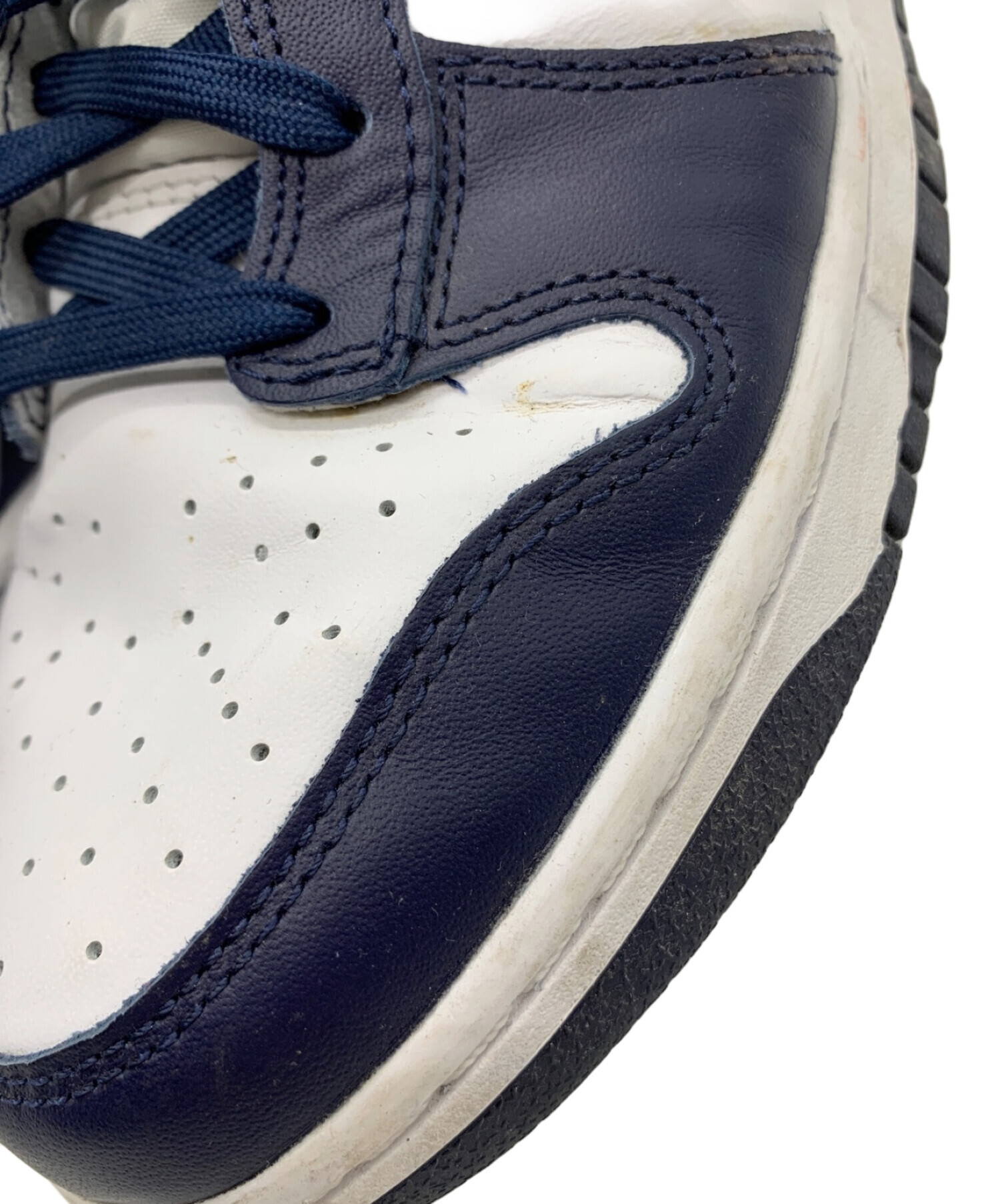 中古・古着通販】NIKE (ナイキ) ハイカットスニーカー ネイビー