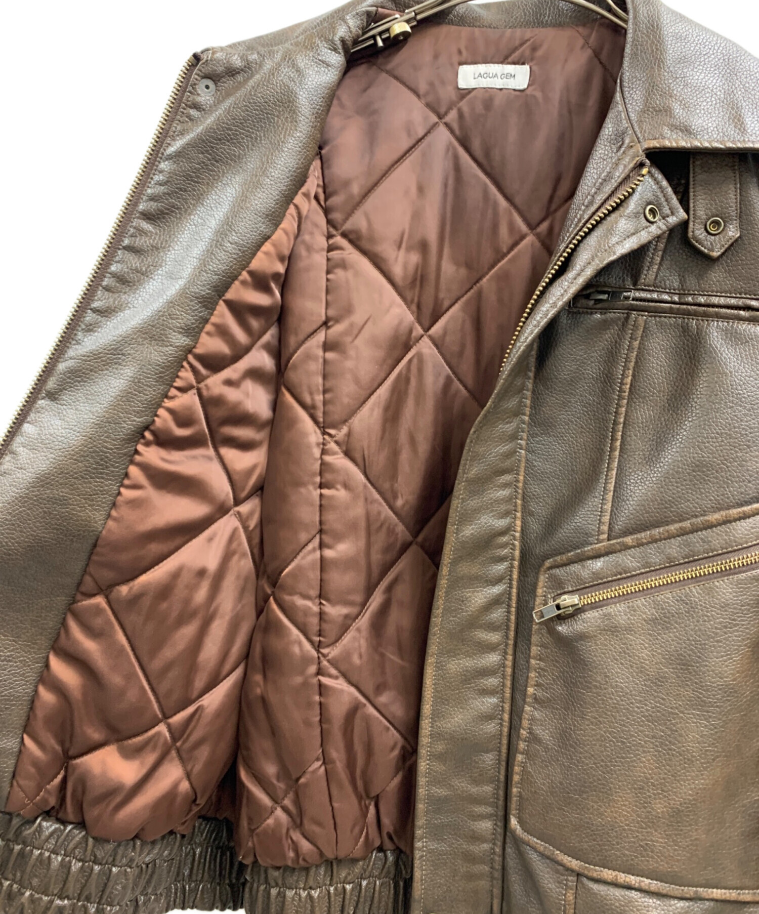 中古・古着通販】LAGUA GEM (ラグアジェム) LAGUA GEM フェイクレザー