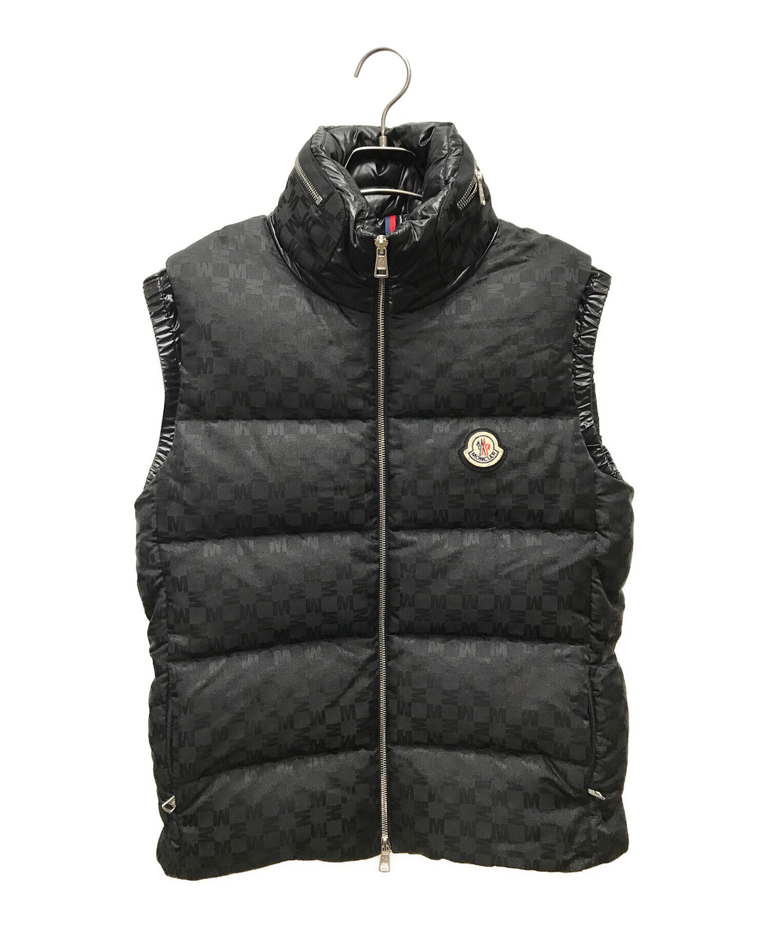 中古・古着通販】MONCLER (モンクレール) ダウンベスト ブラック