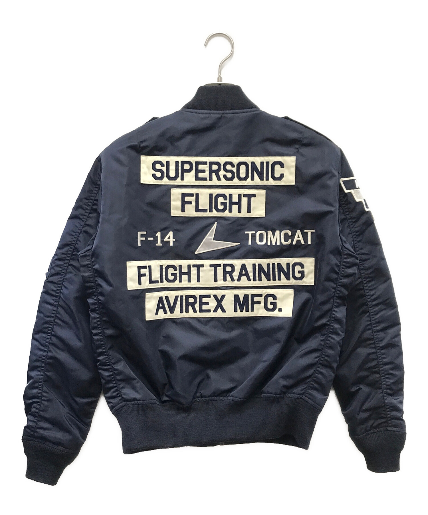 中古・古着通販】AVIREX (アヴィレックス) MA-1ジャケット ネイビー