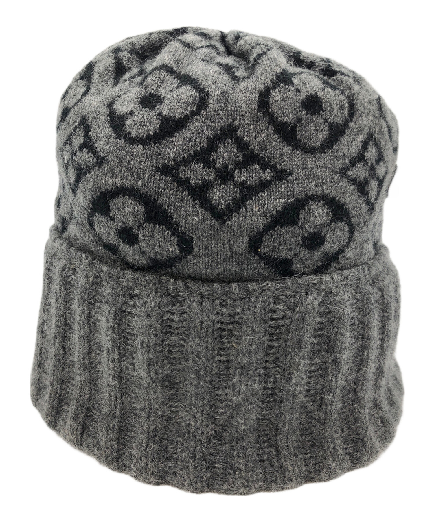 中古・古着通販】LOUIS VUITTON (ルイ ヴィトン) ニット帽 ブラック