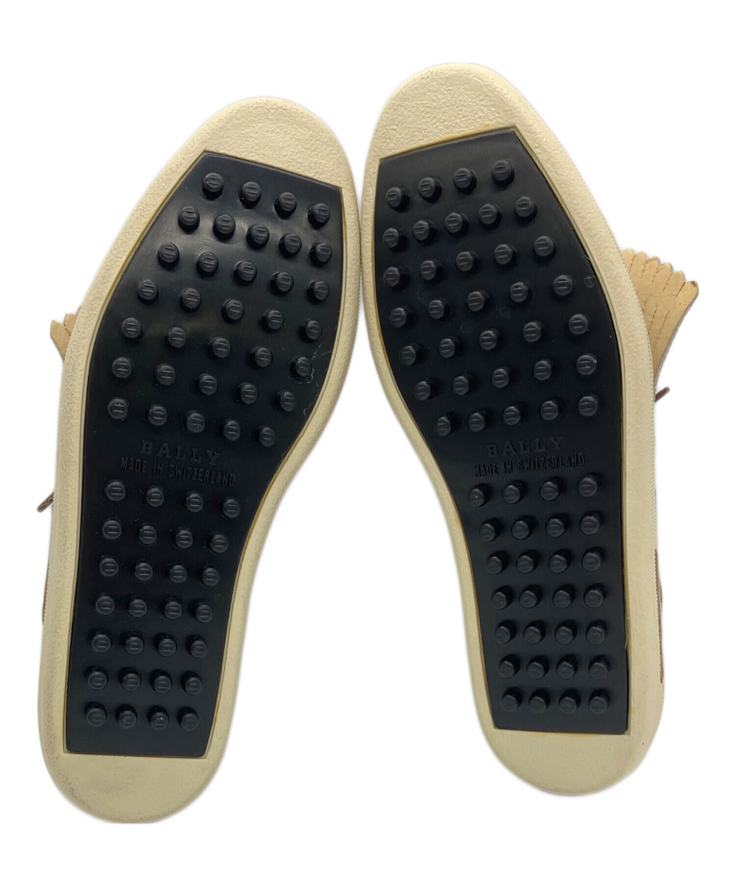 中古・古着通販】BALLY (バリー) ゴルフシューズ ホワイト×ブラウン